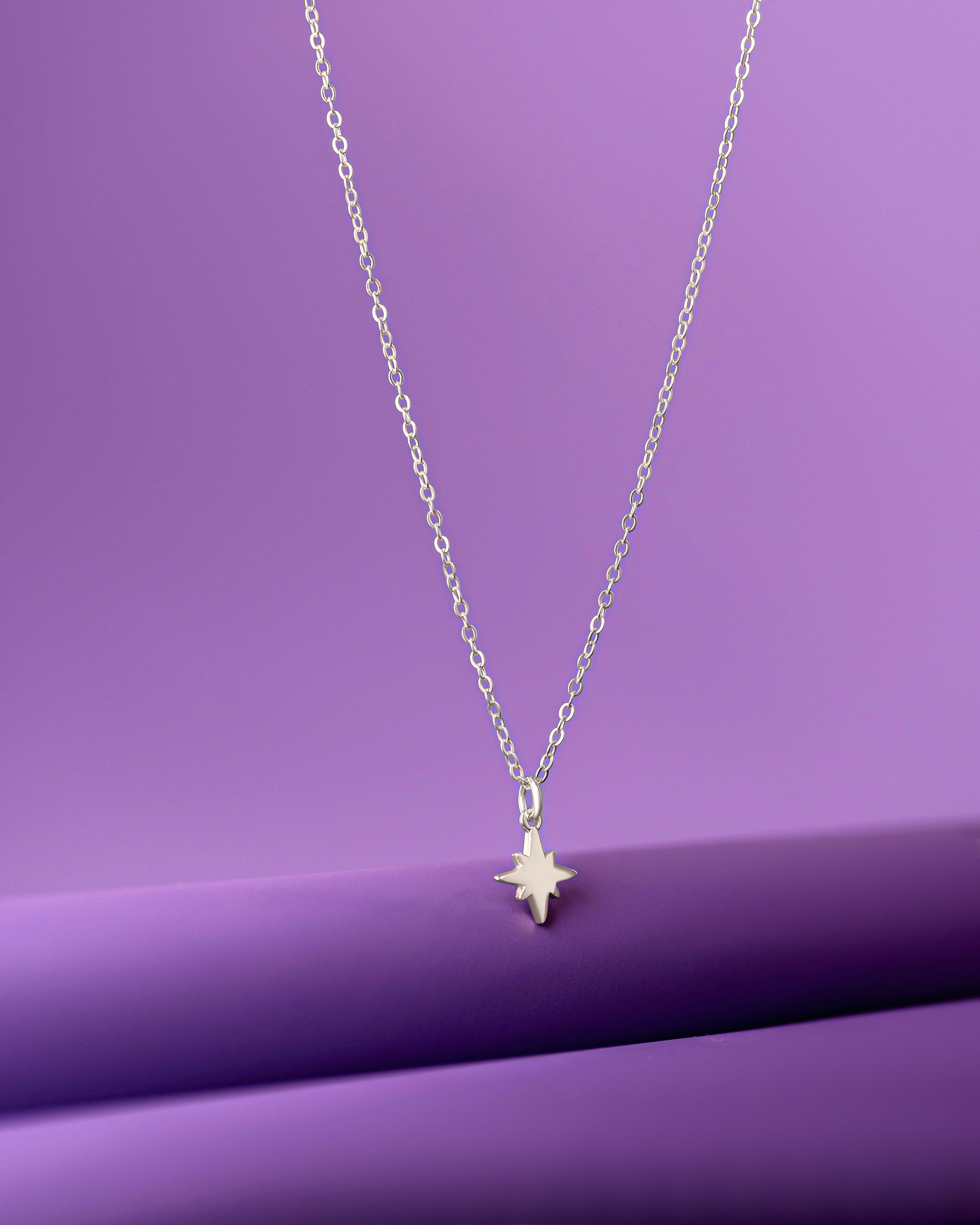 Minimal Dainty Star Charm Necklace