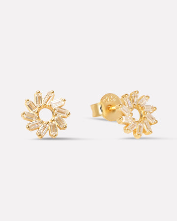 Circle Of Love Spiral Stud Earrings