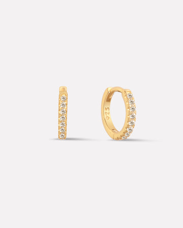 Round Statement Hoop Earrings - 9MM