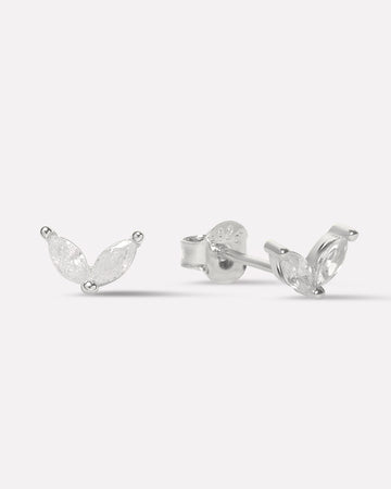 Two Petal Stud Earrings