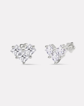 Cupid Flat Back Stud Earrings
