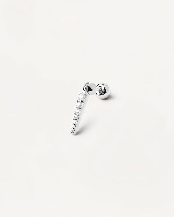 Floating Bar Stud Earring
