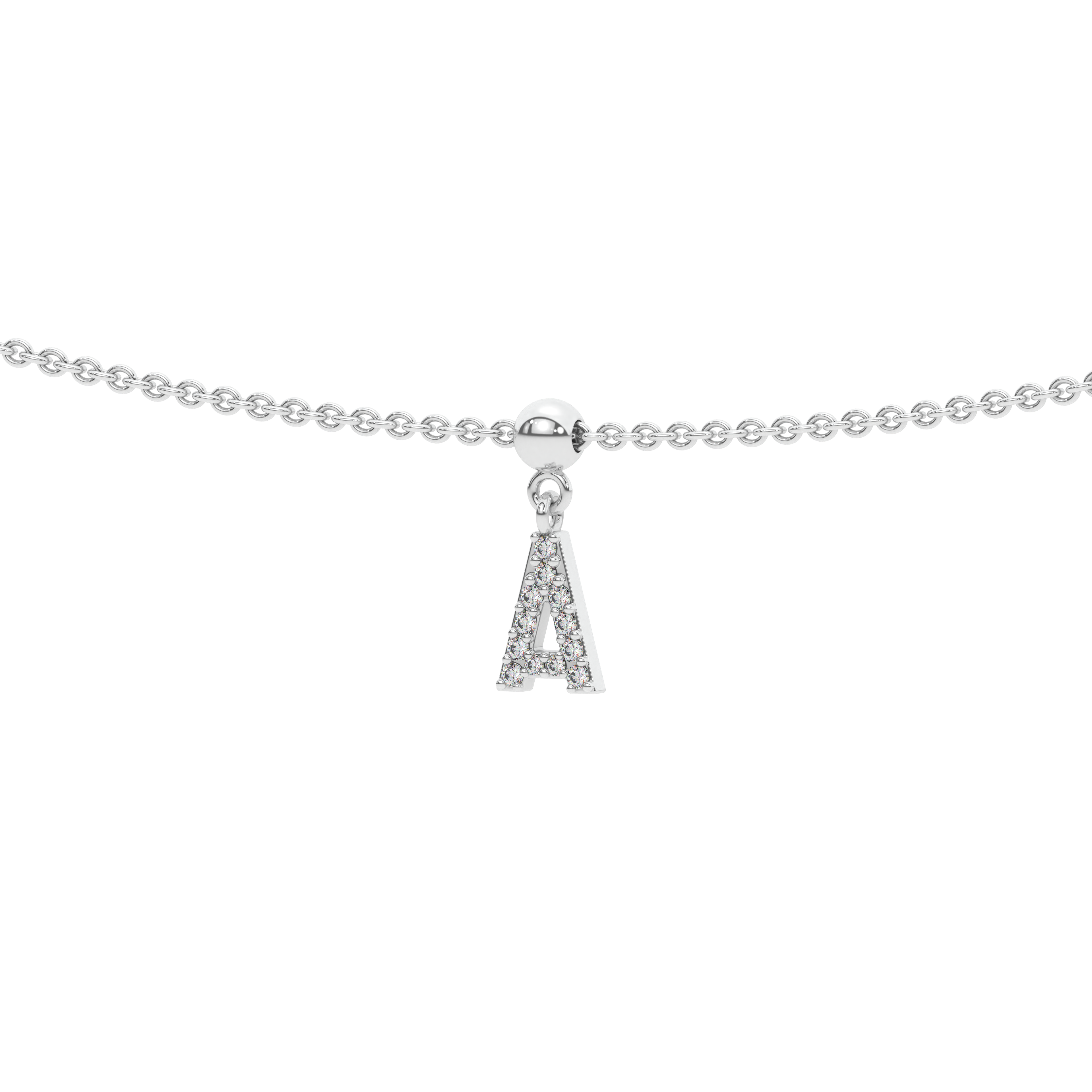 Letter "A" bead charm