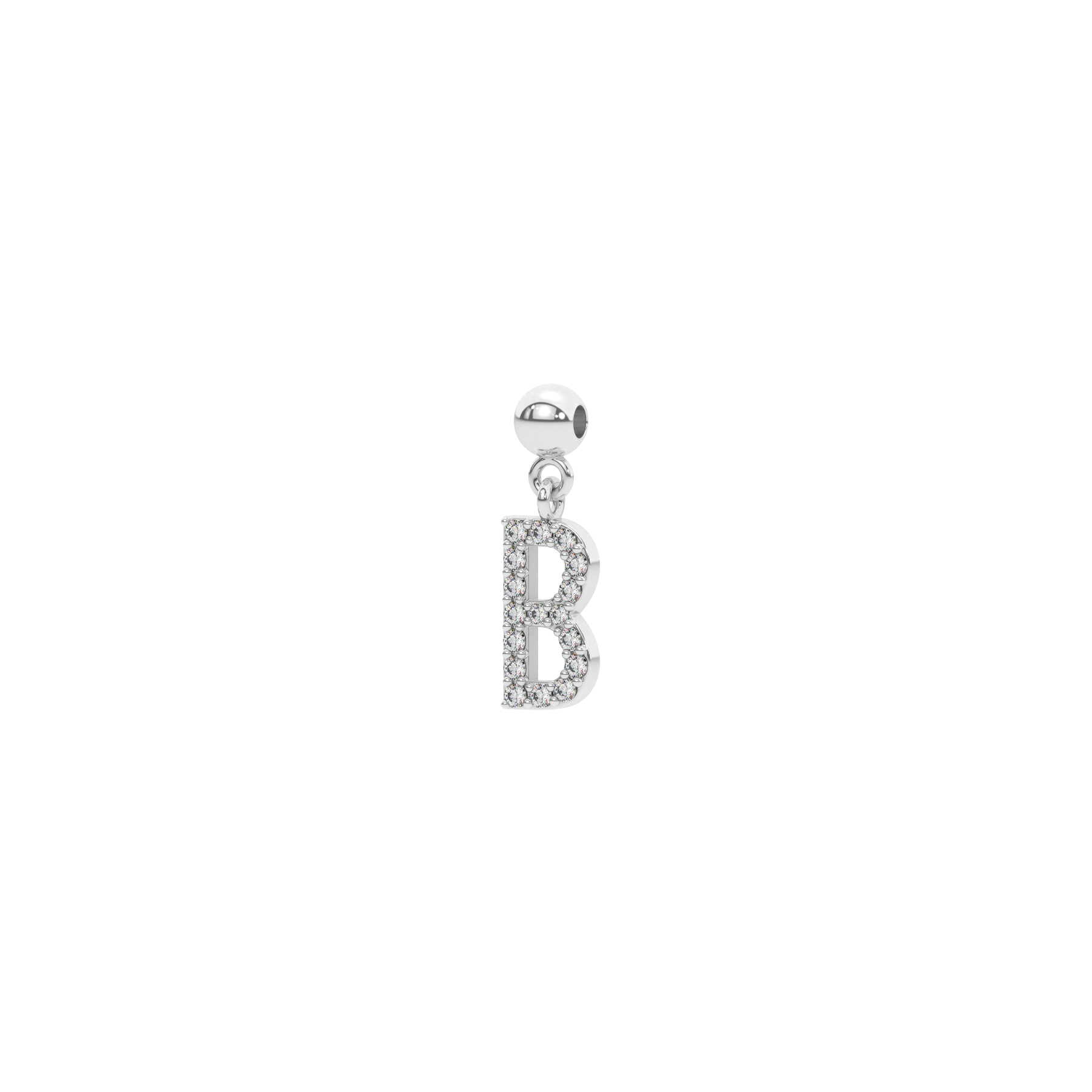 Letter "B" bead charm