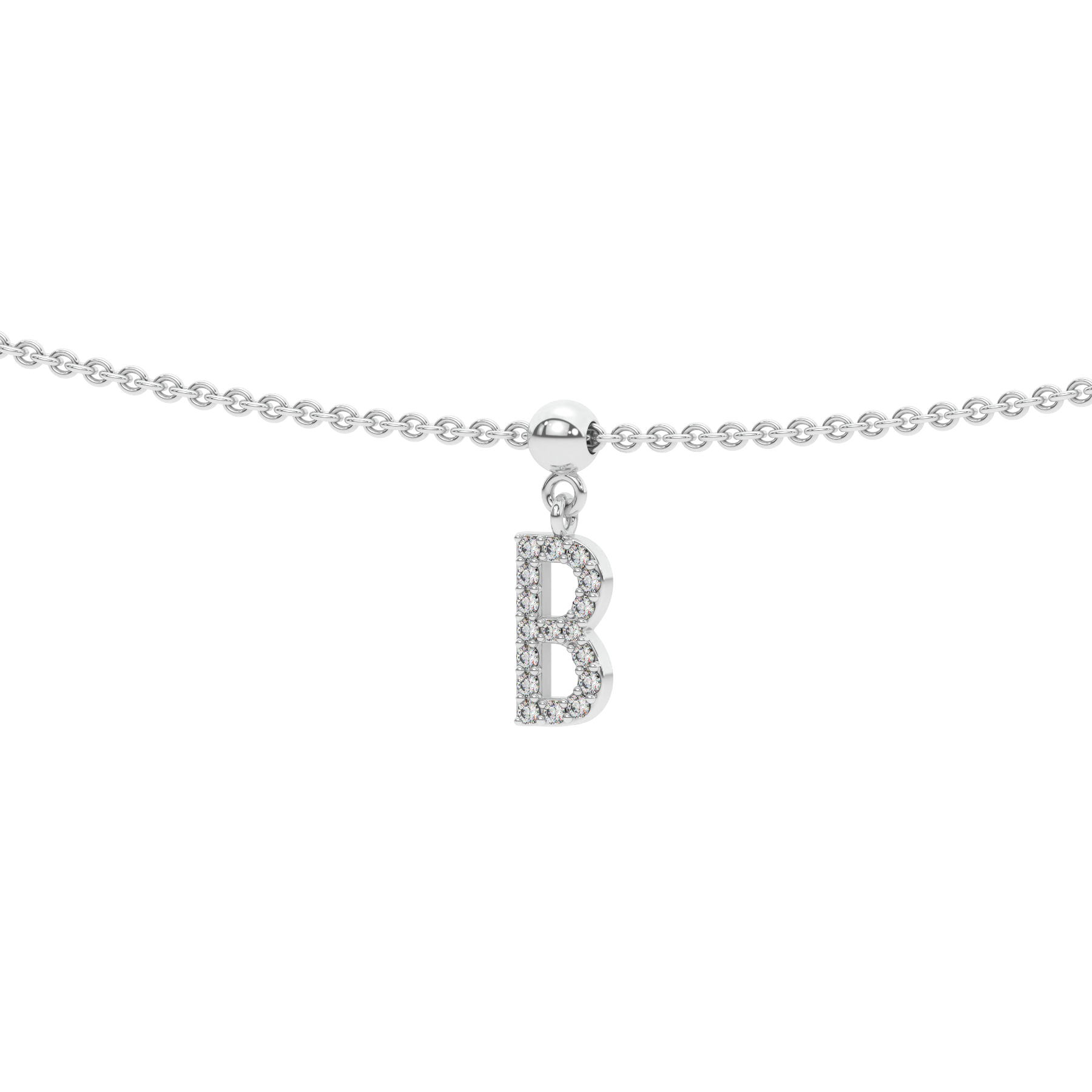 Letter "B" bead charm
