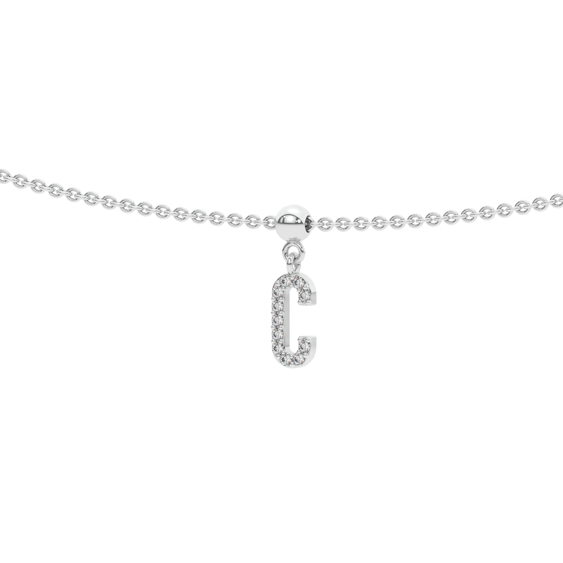 Letter "C" bead charm