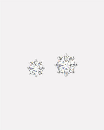 Claw Lining Multiple Size Studs Earrings