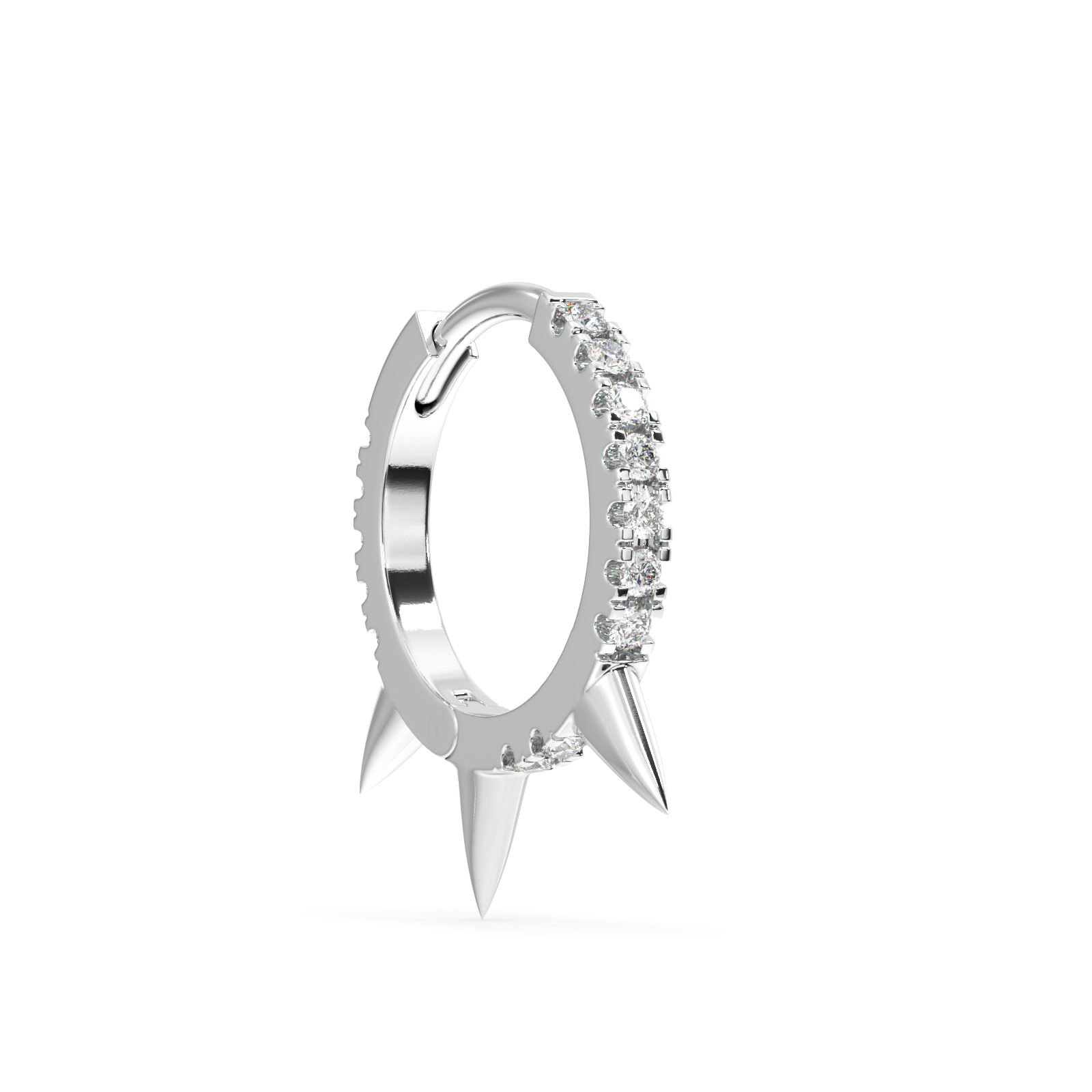 Spike hoop earring - Pair