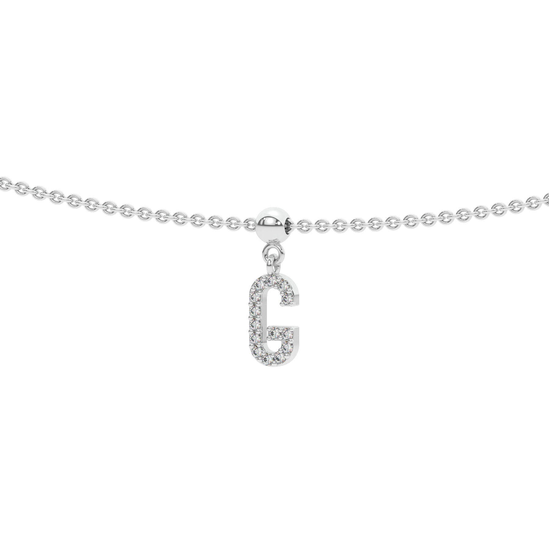 Letter "G" bead charm