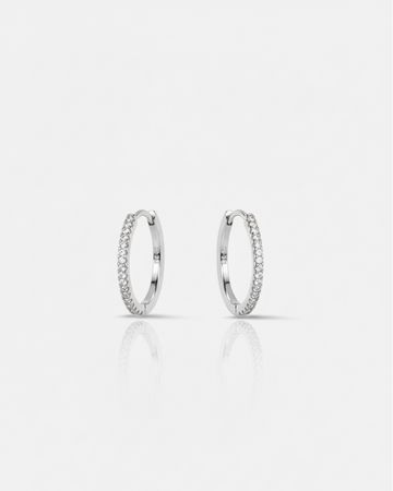 Round Statement Hoop Earrings - 12MM