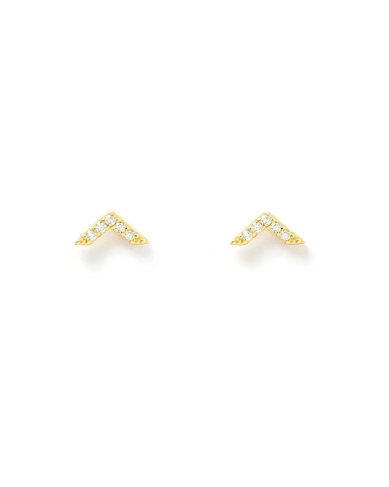 Pave' zirconia minimal arrow