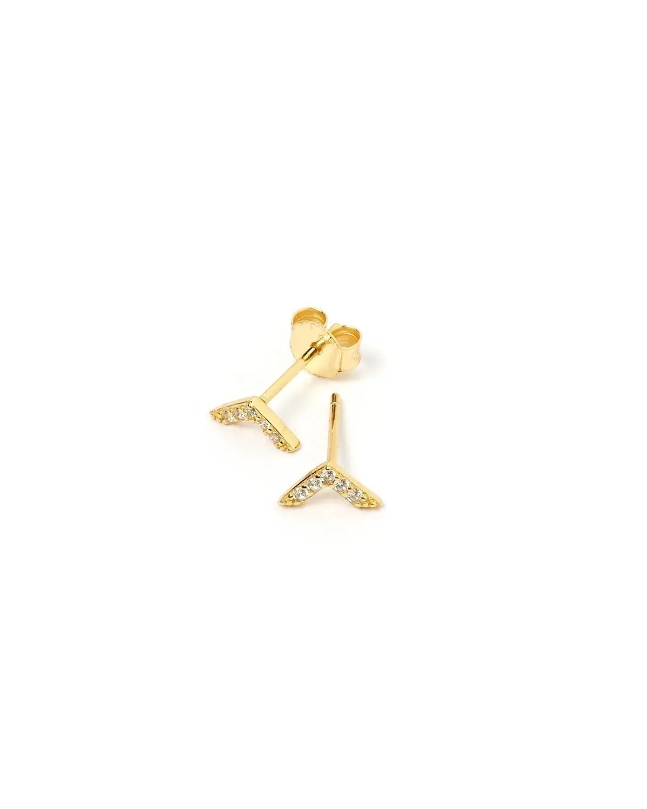 Pave' zirconia minimal arrow