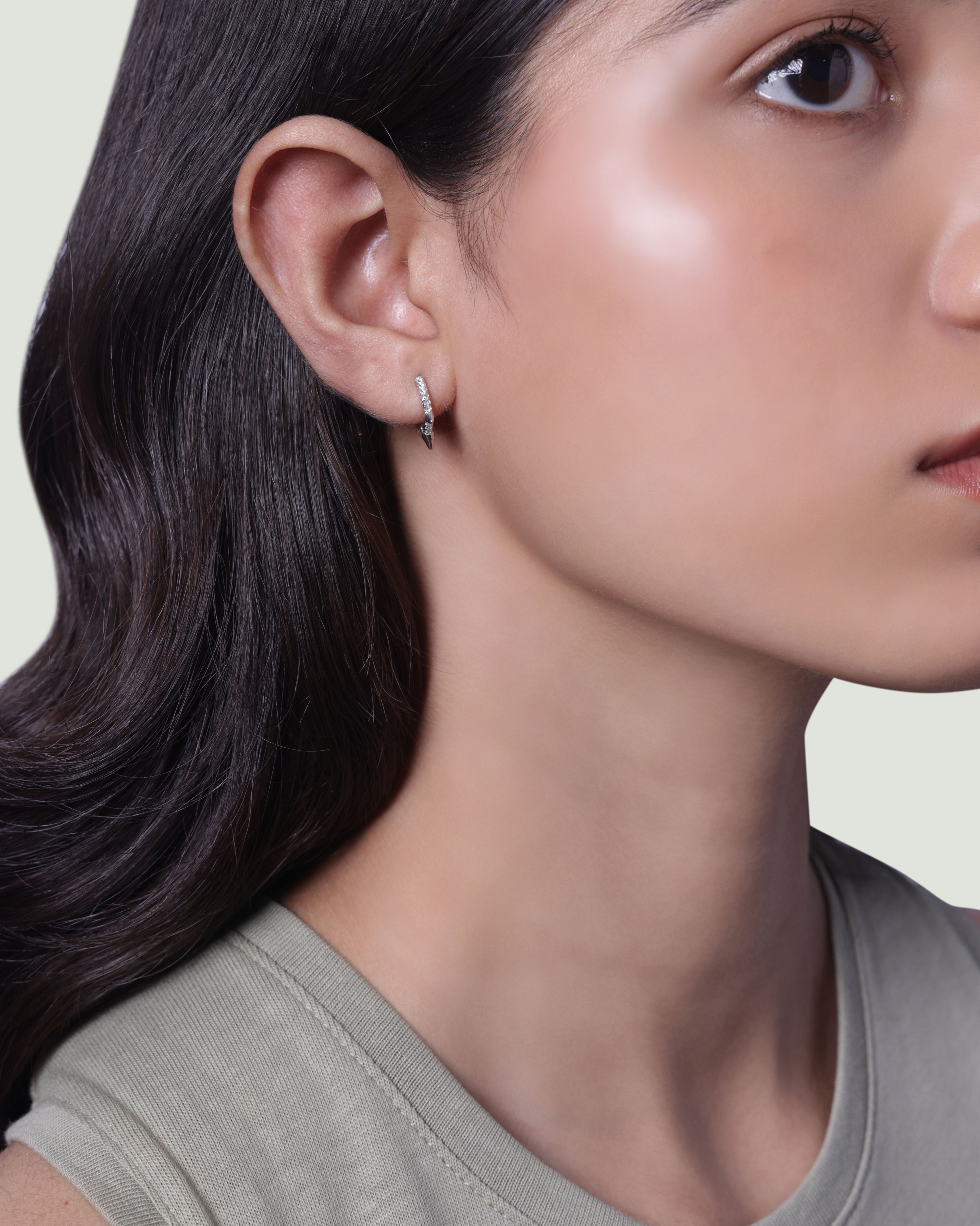 Spike Hoop Earrings