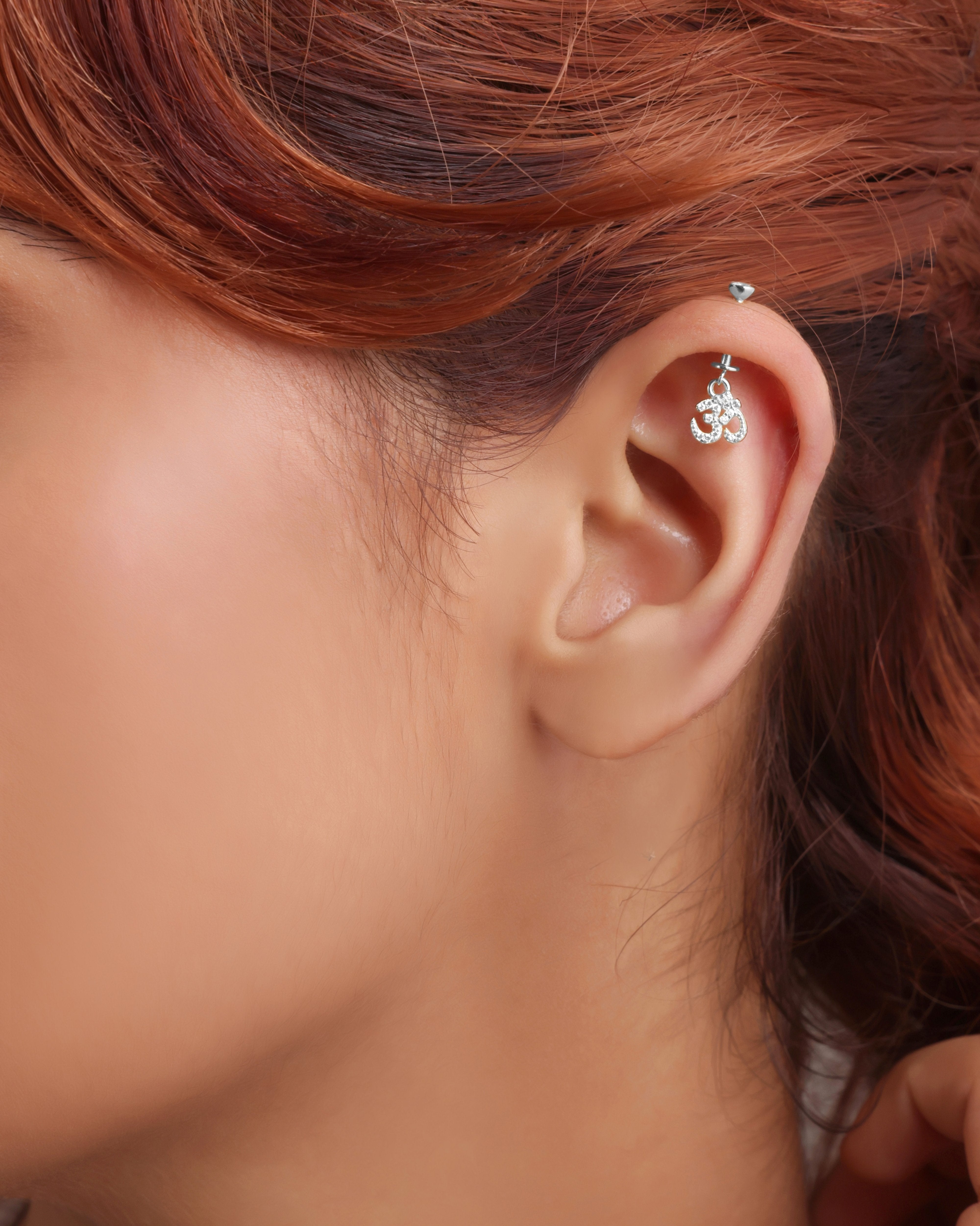 AUM ( OM ) - Fine screw Helix Hanging