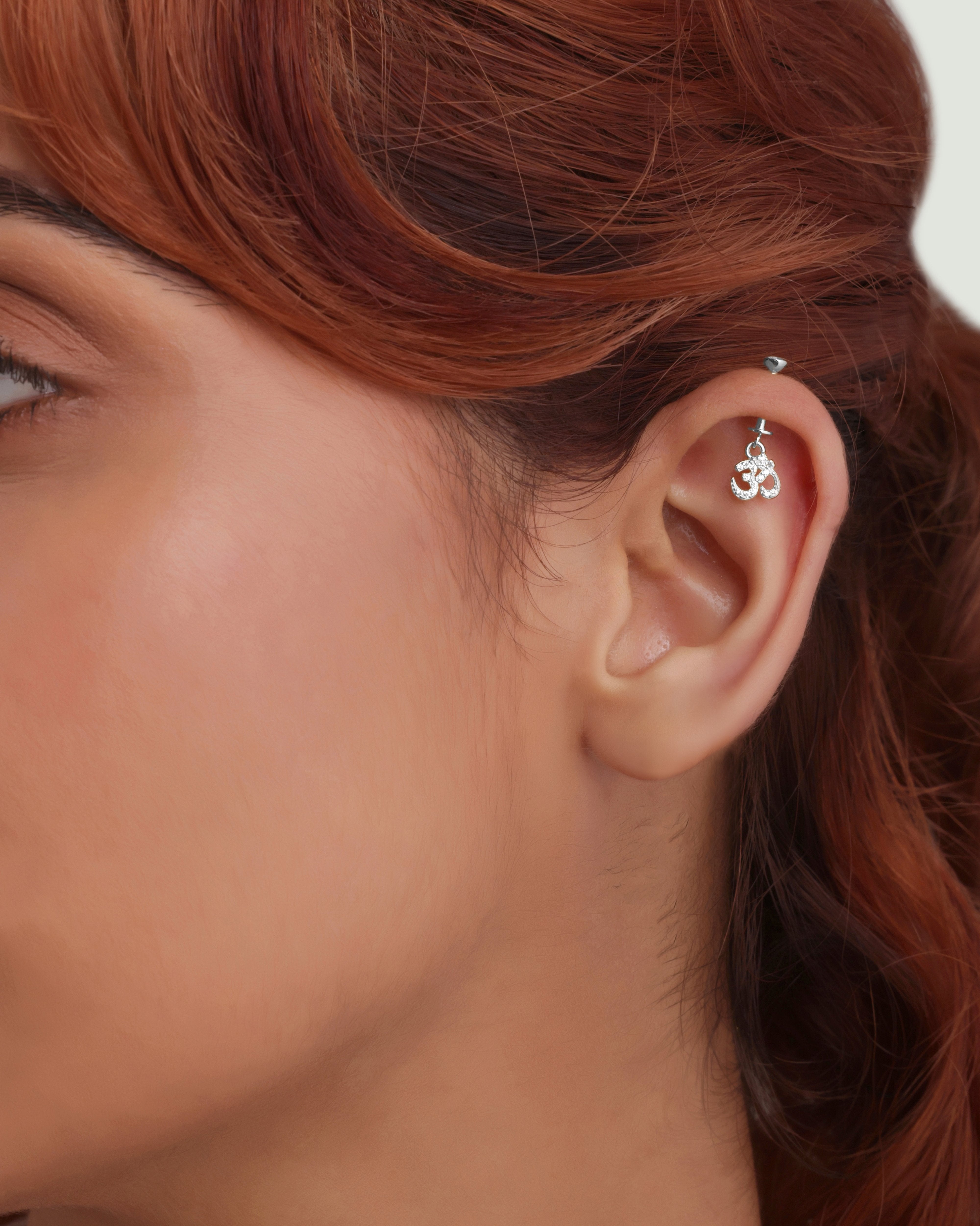 AUM ( OM ) - Fine screw Helix Hanging