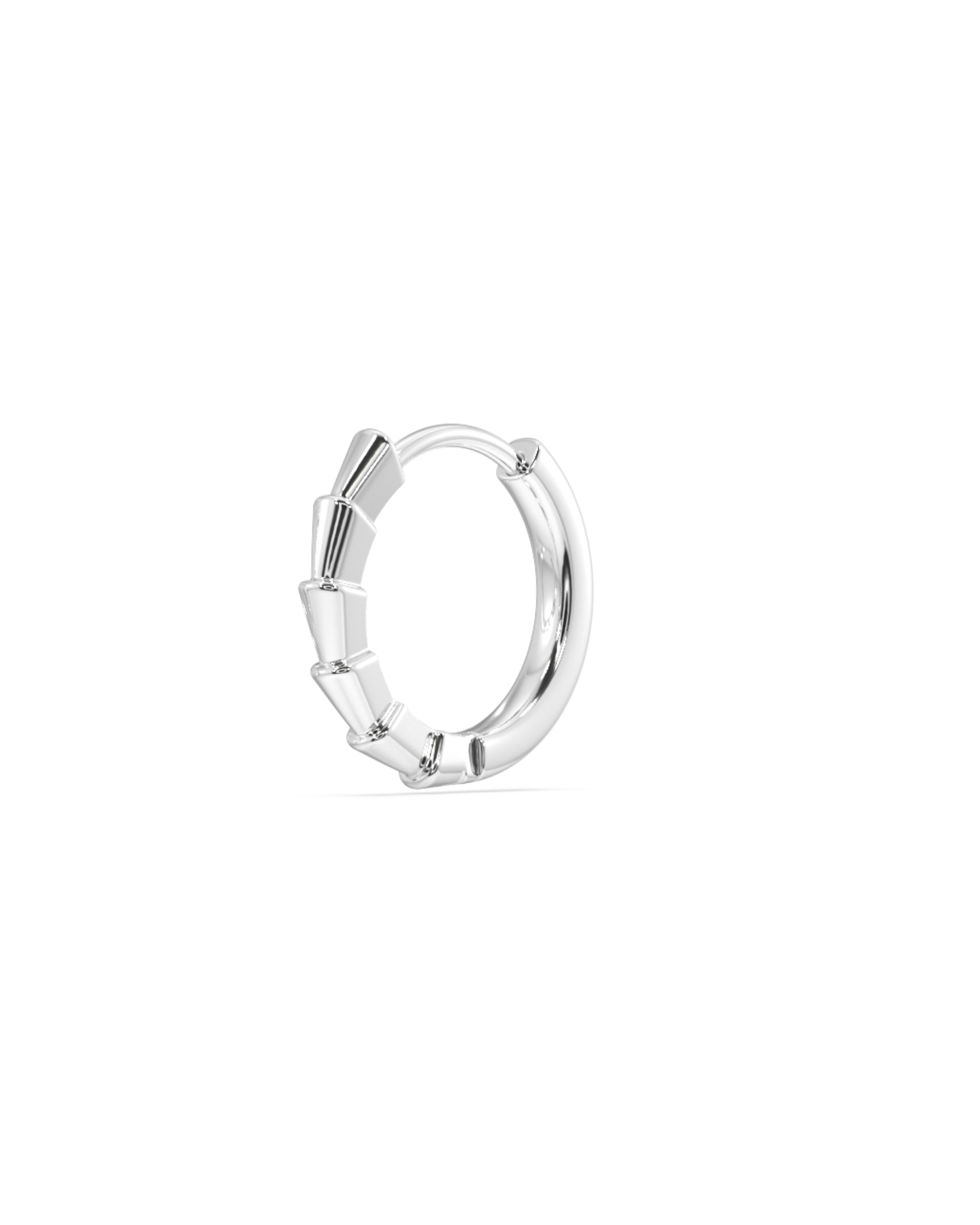 Silver Endless Hoop