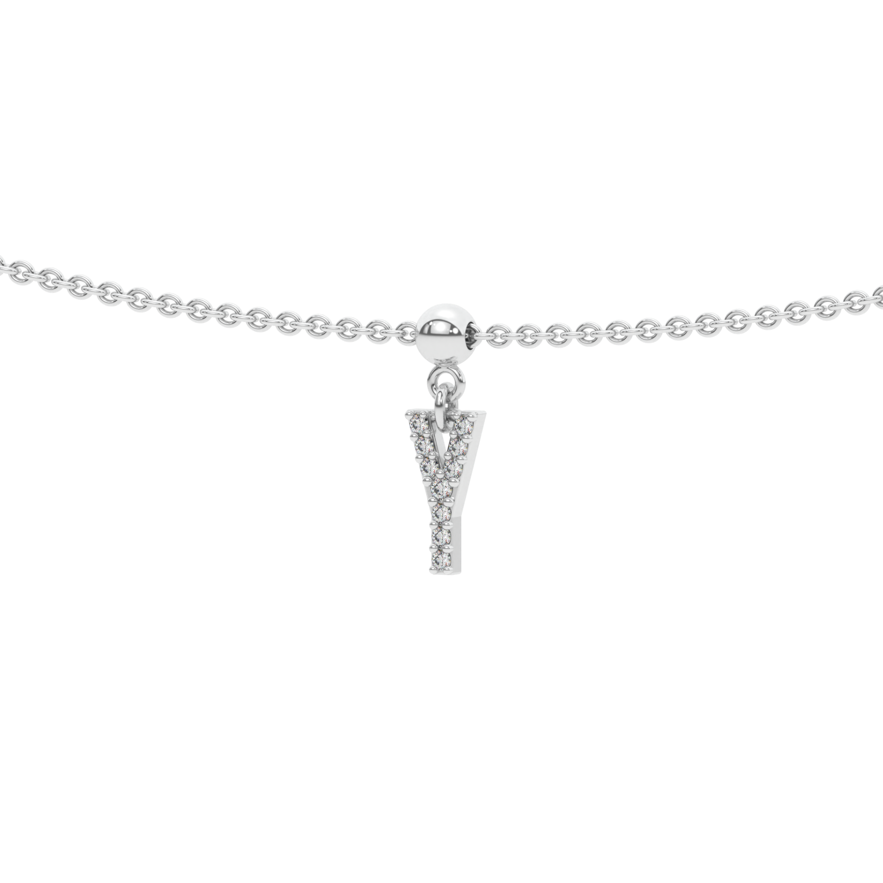 Letter "Y" bead charm