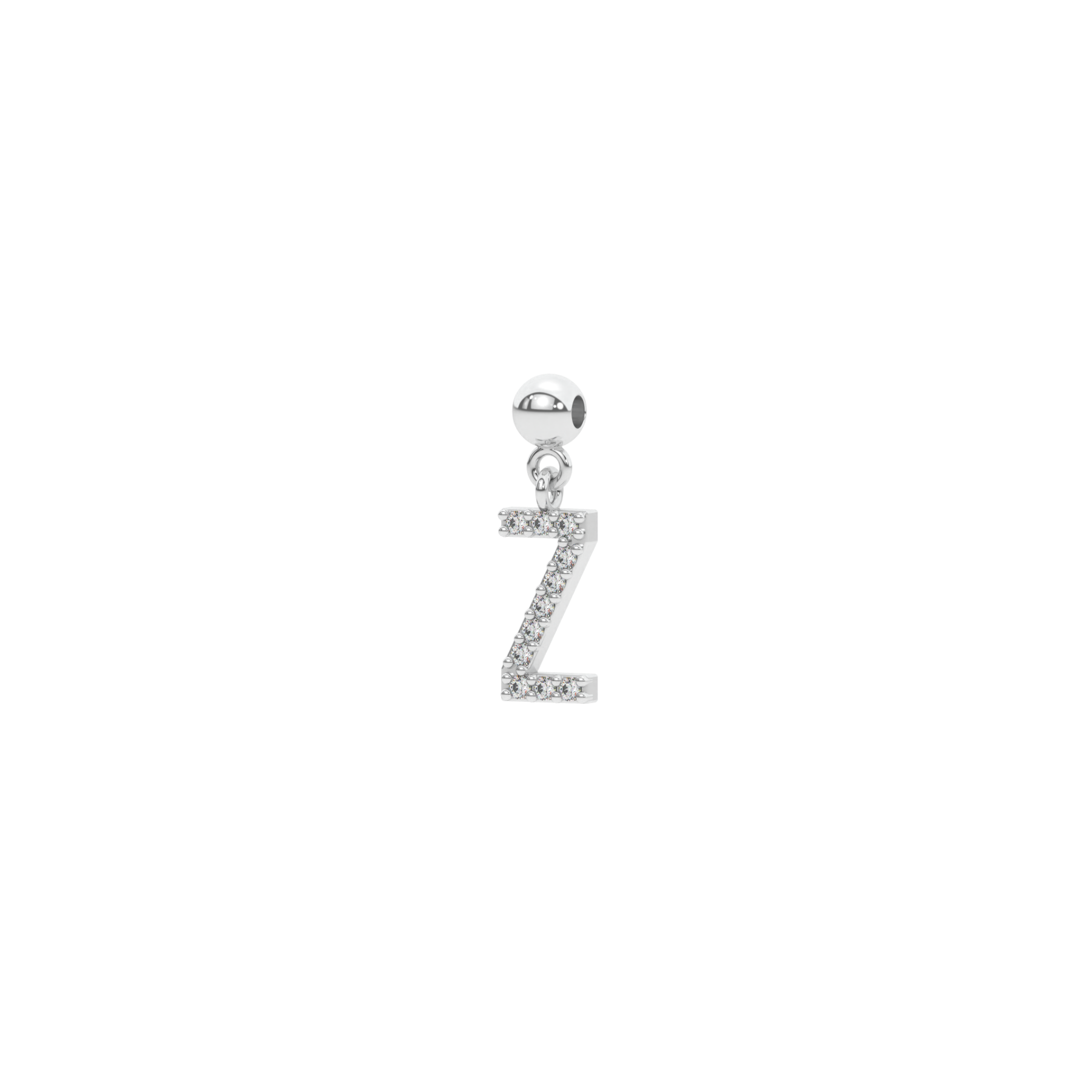 Letter "Z" bead charm
