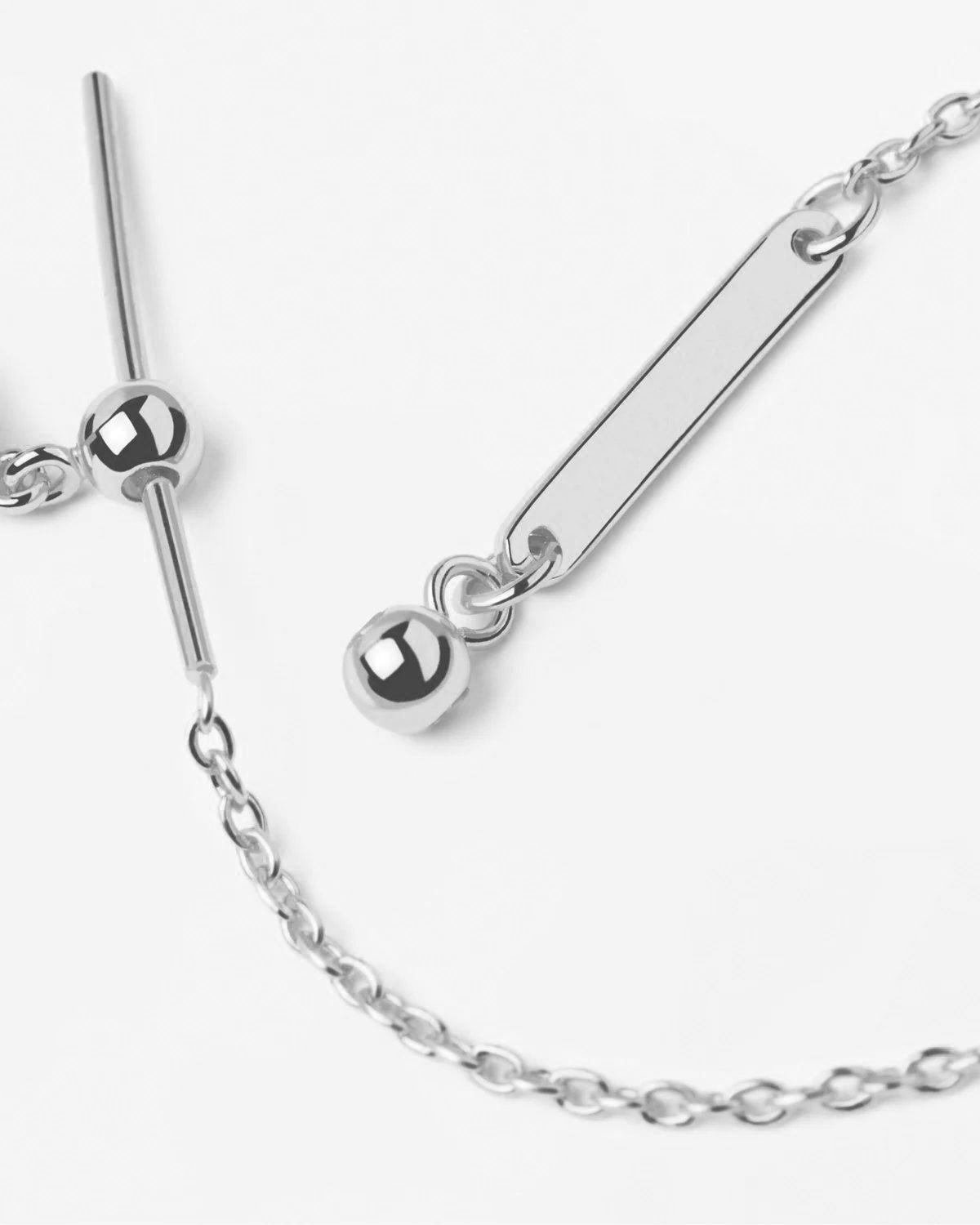 Cancer stone pave' zodiac necklace