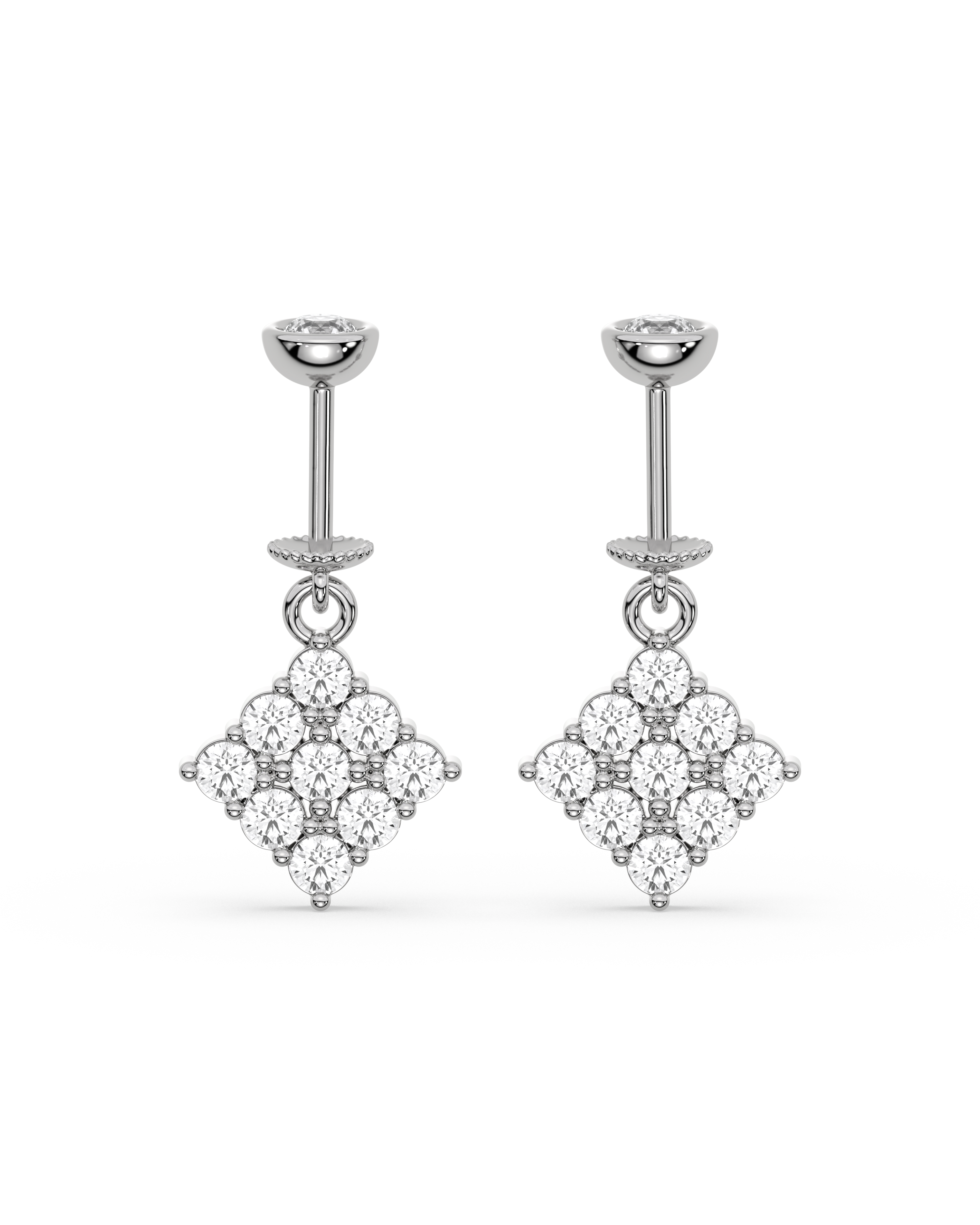 Zirconia Square - Helix Hanging