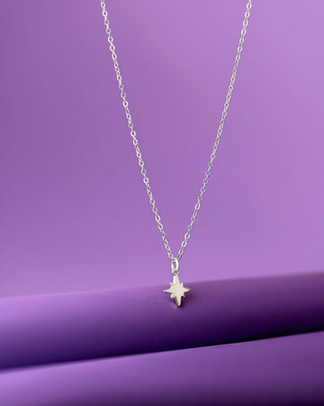 Minimal Dainty Star Charm Necklace