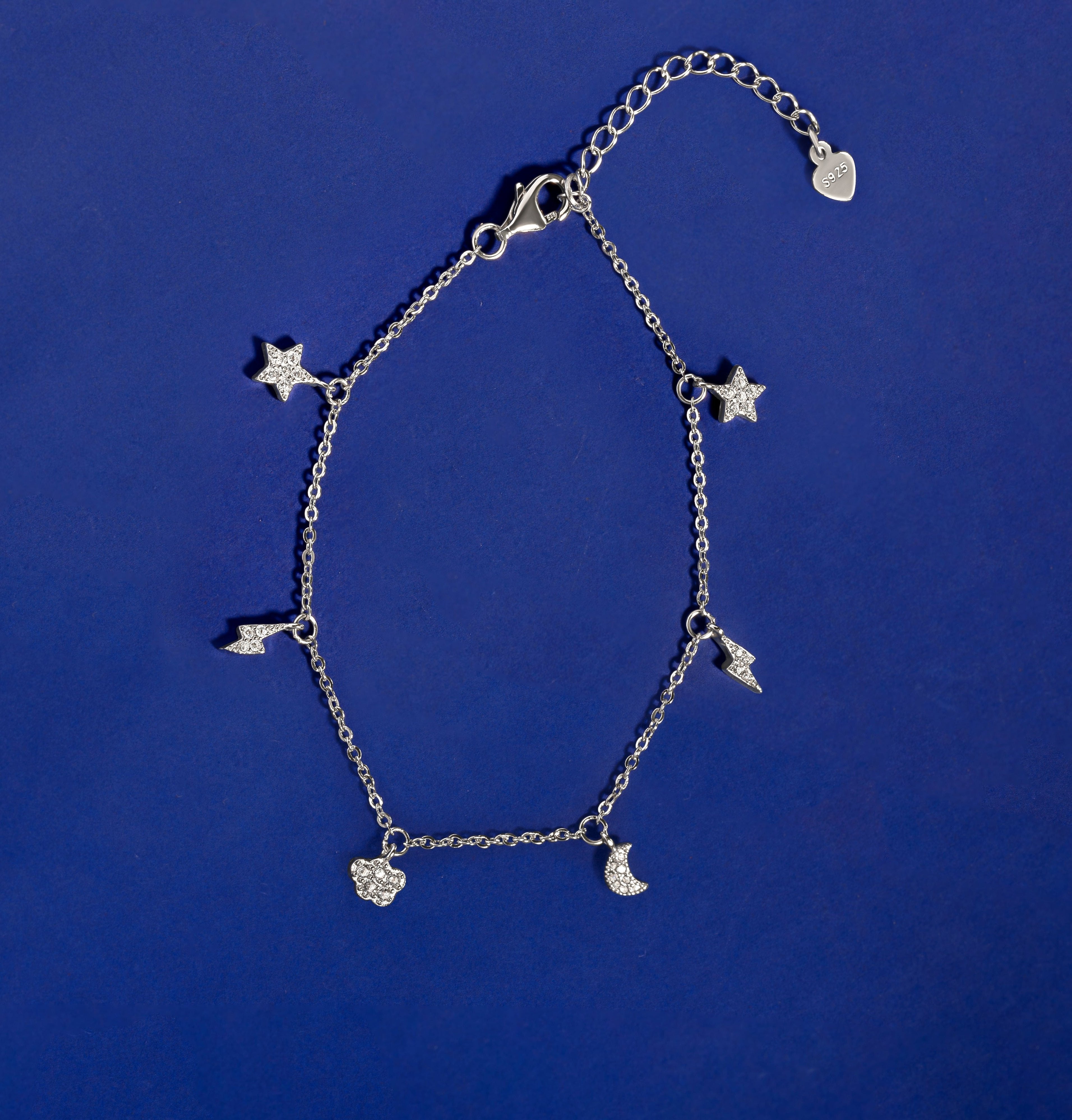 Celestial Flow - Meteorite pave' bracelet