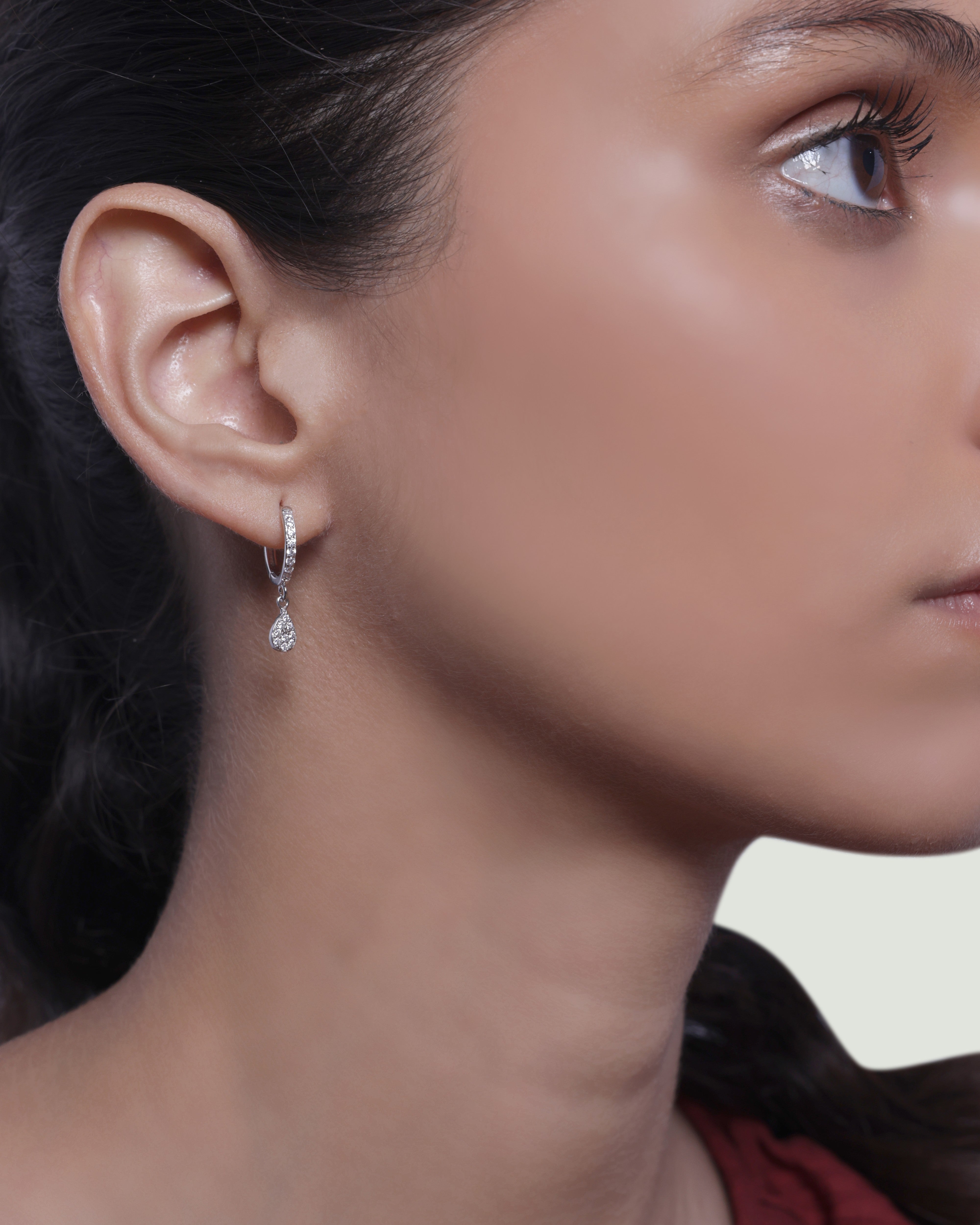 Droplet Hoop Earring