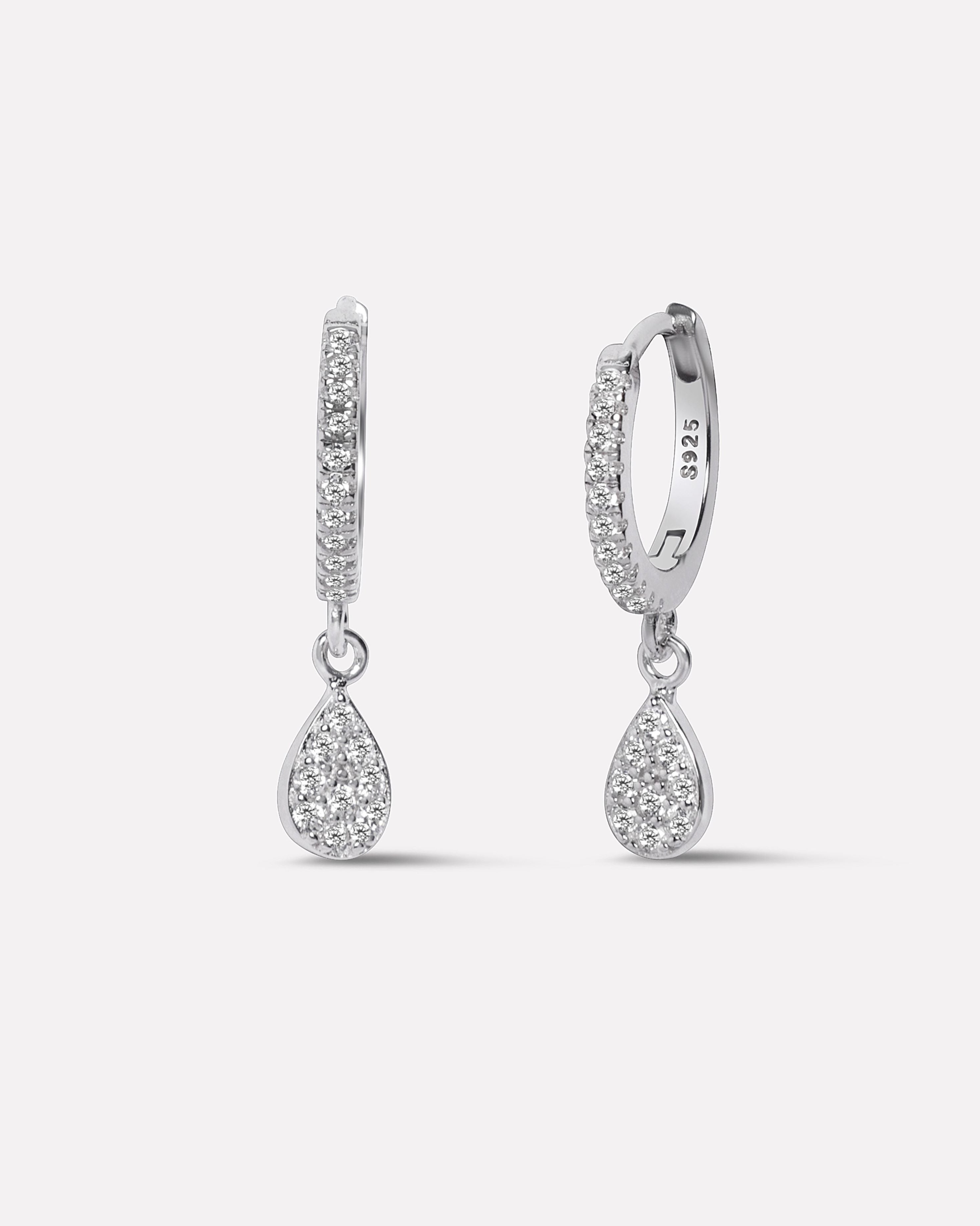 Droplet Hoop Earring