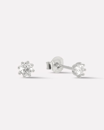 Claw Lining Multiple Size Studs Earrings
