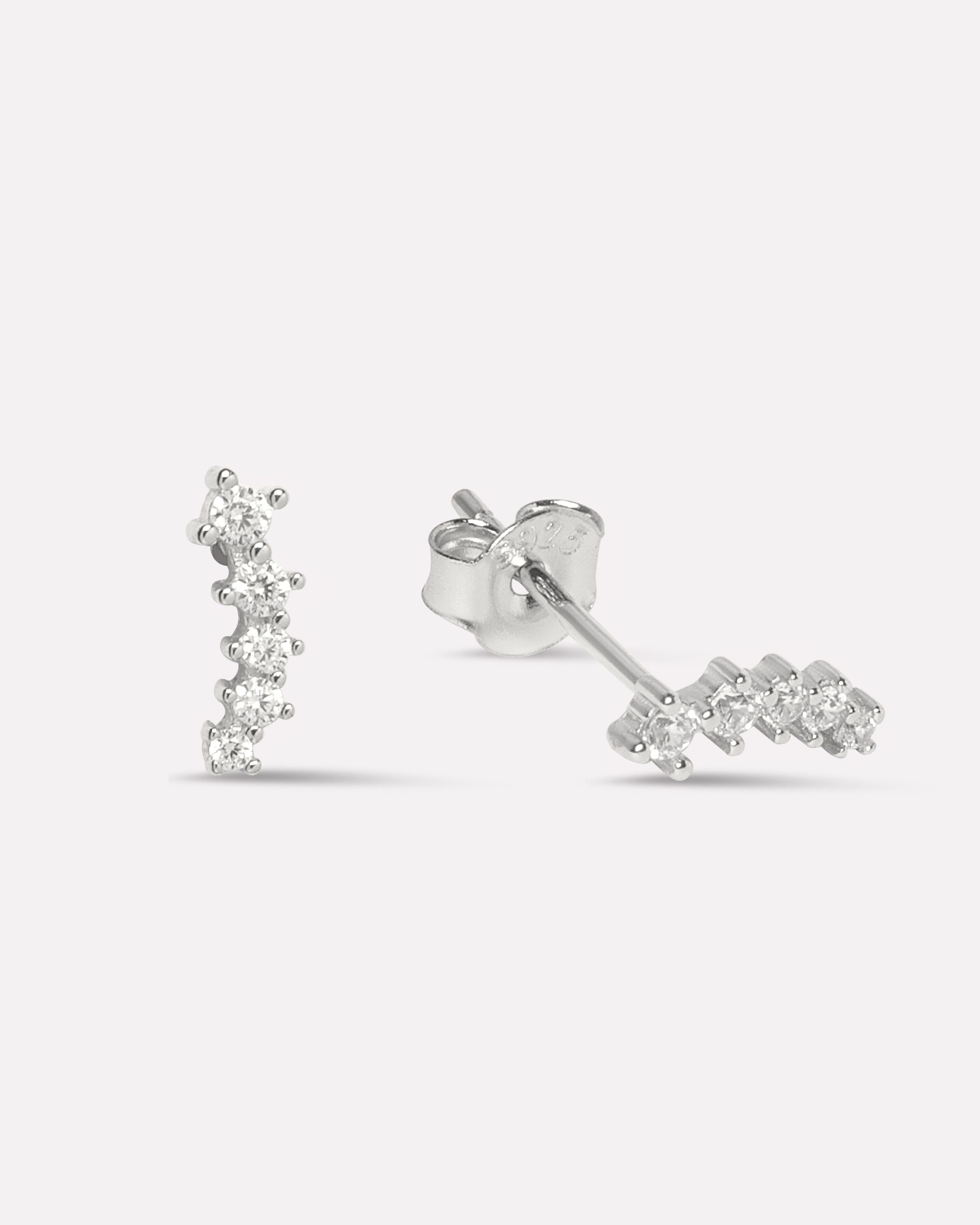 Five Stone Climber Studs Earring