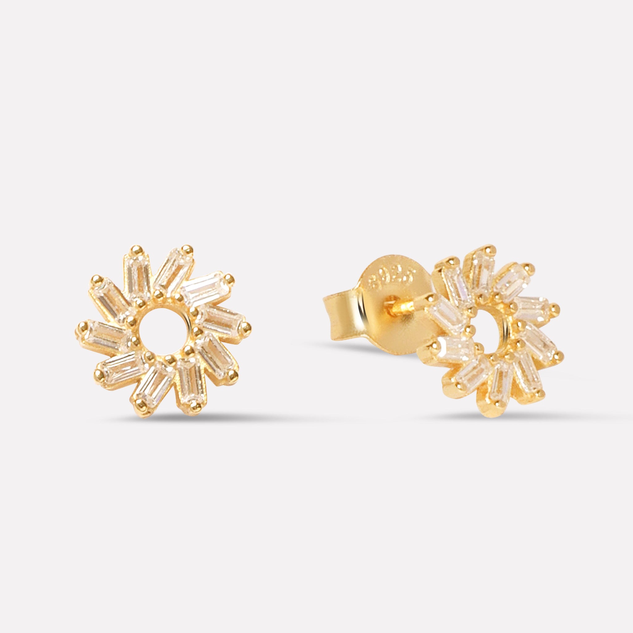 Circle Of Love Spiral Stud Earrings