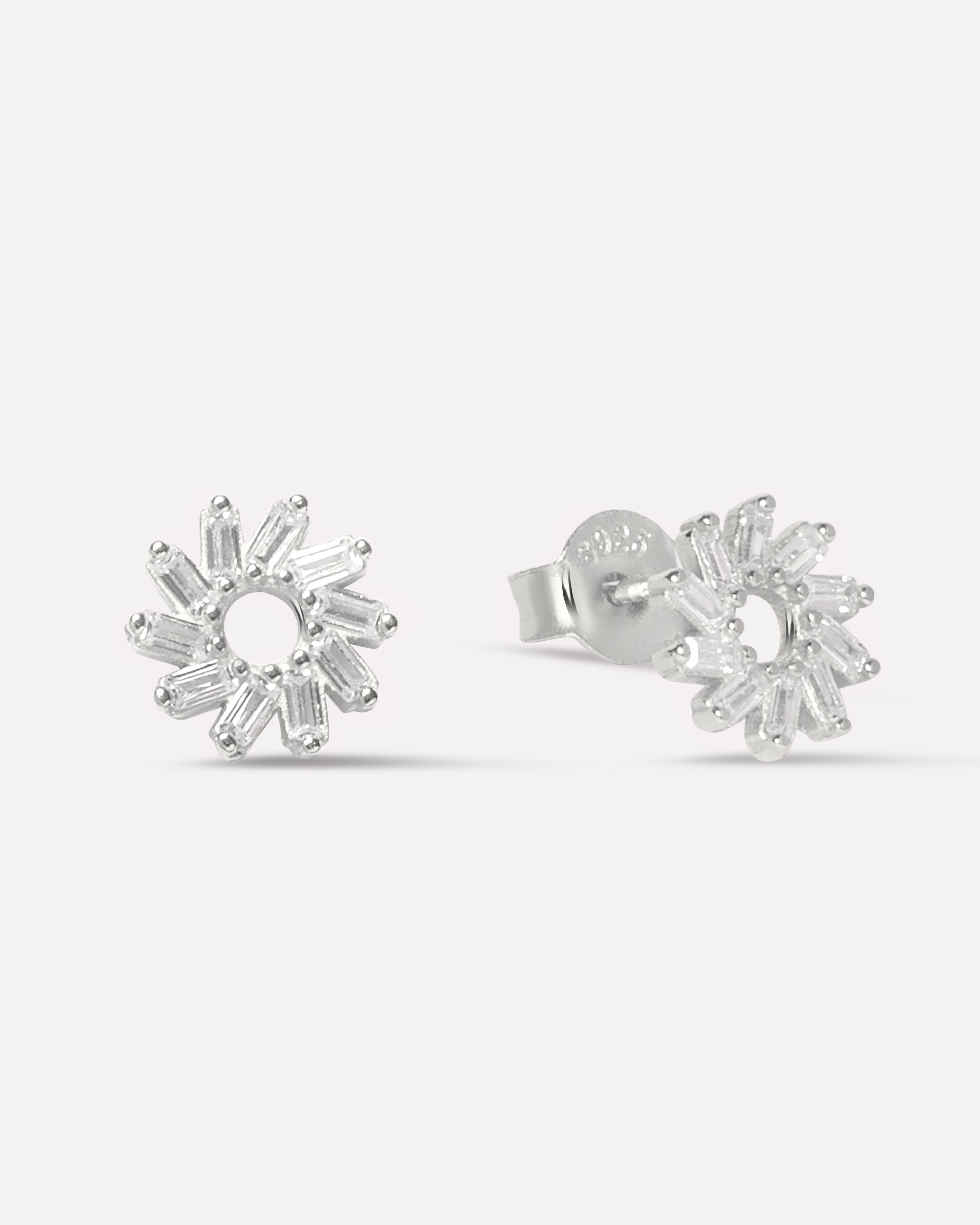 Circle of Love Spiral Stud Earring
