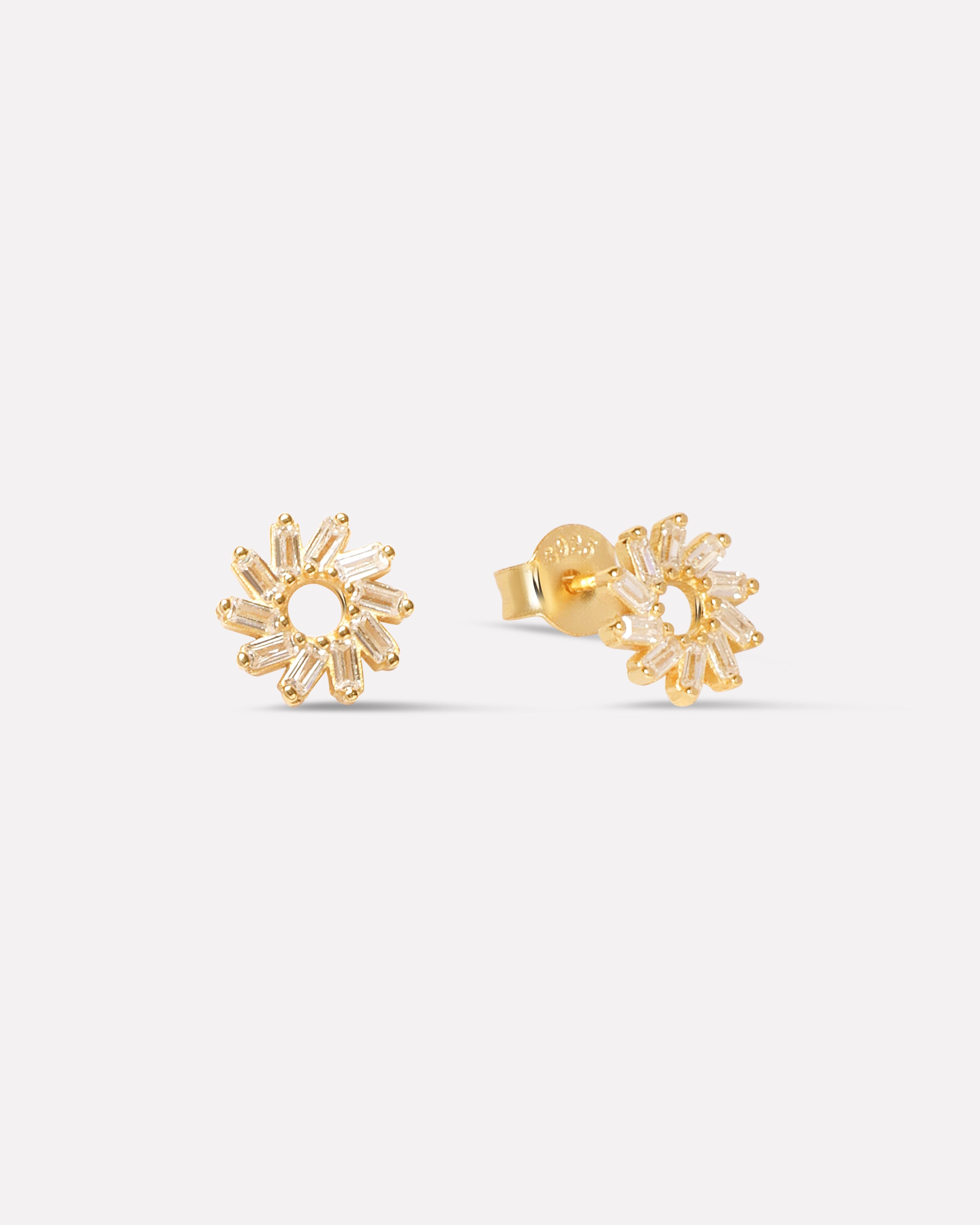 Circle of Love Spiral Stud Earring