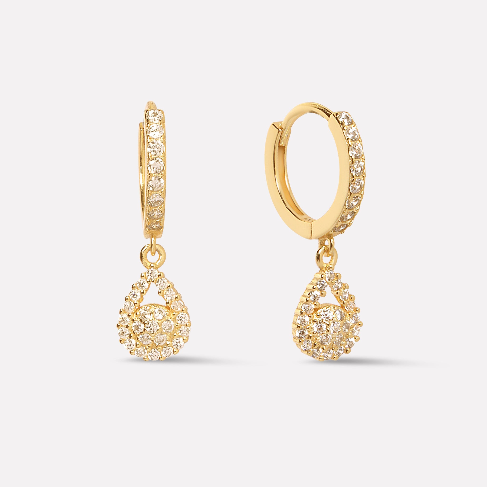 Jashn Charm Hoop Earrings
