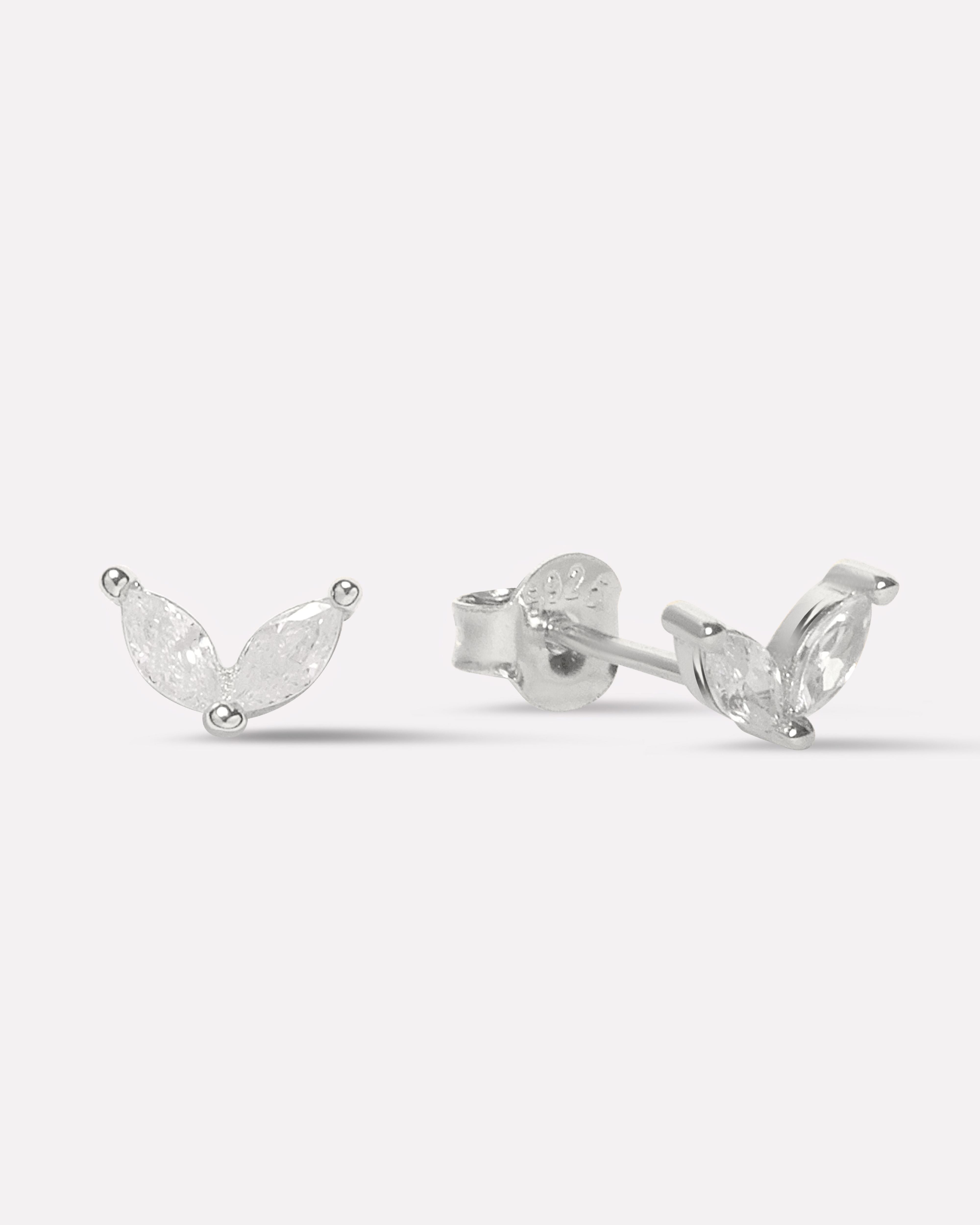 Two Petal Stud Earrings