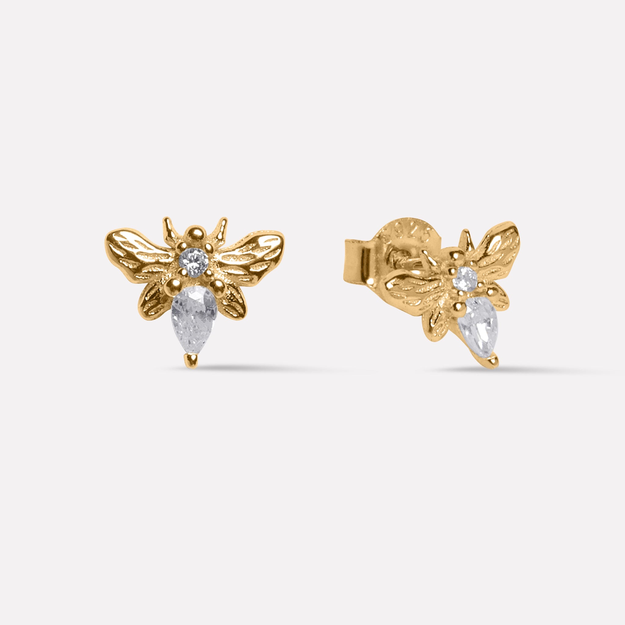 Luxury Bee Stud Earrings