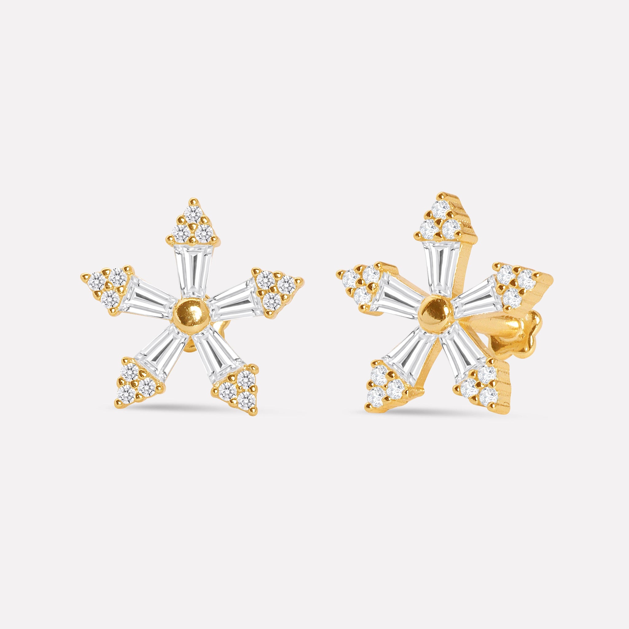 Selestia Flat Back Stud Earrings