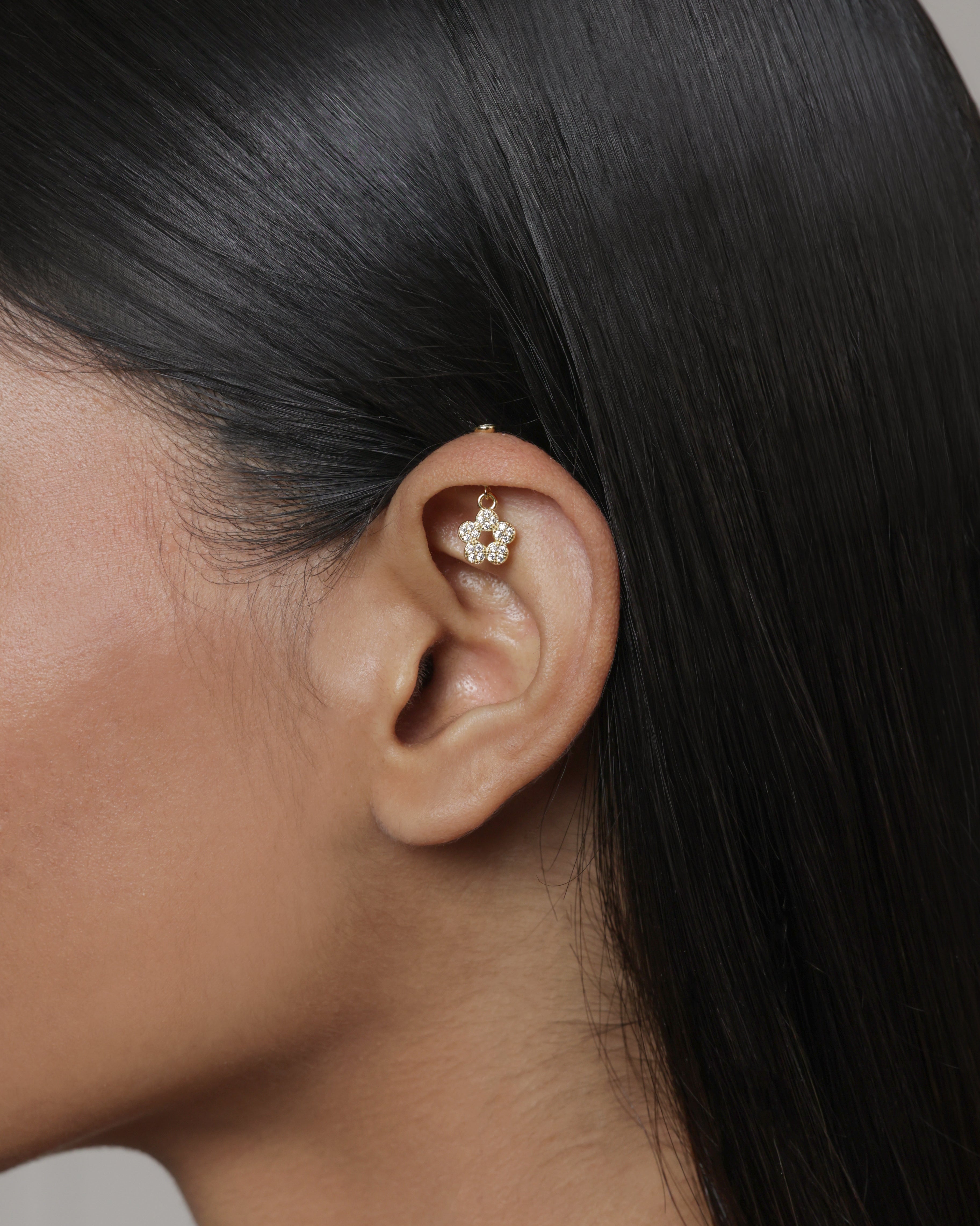 Blossom Floret - Helix Hanging - 14K Gold Plated