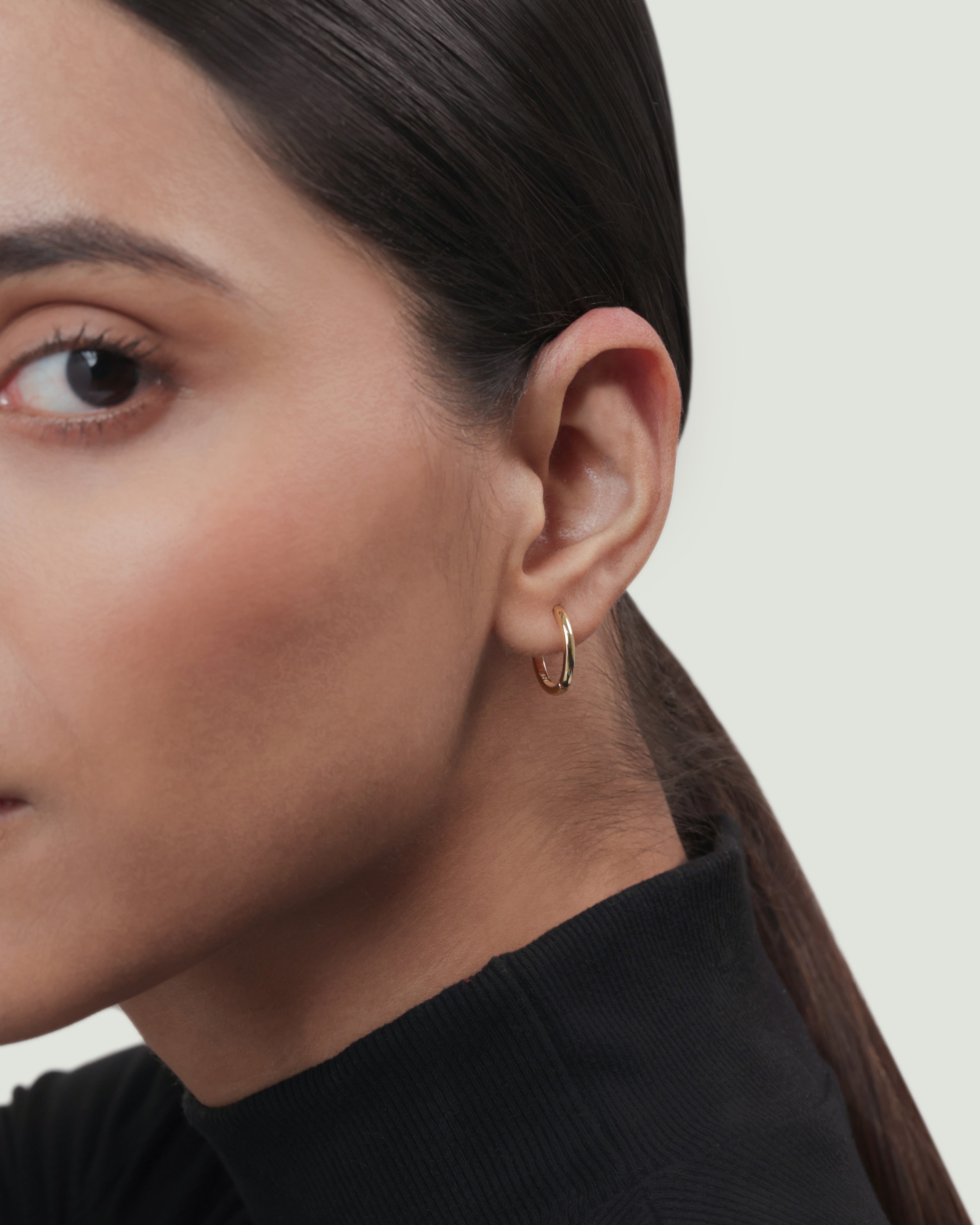 Evergreen Silver Hoops Multiple Sizes Hoop Earring