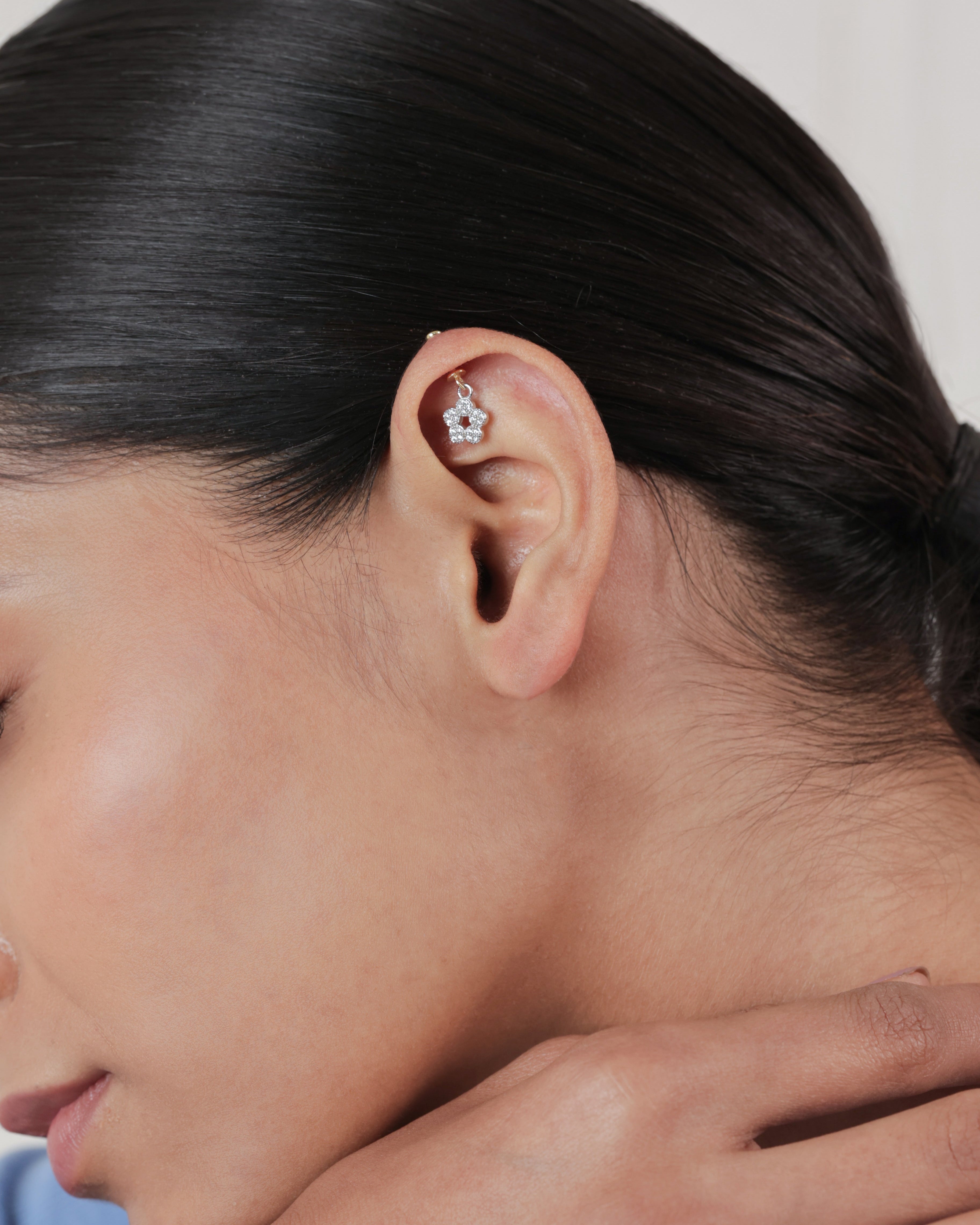 Blossom Floret - Helix Hanging - 14K Gold Plated