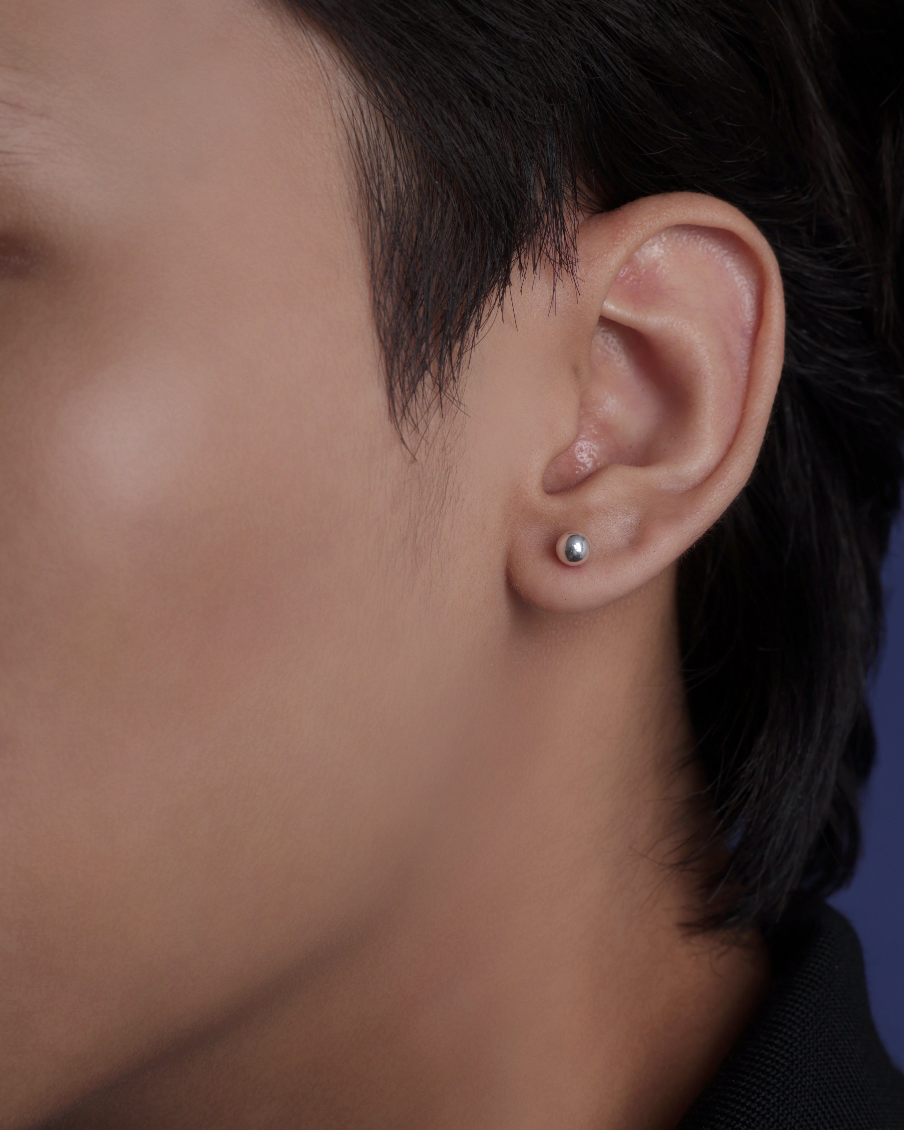 Silver Dot Studs
