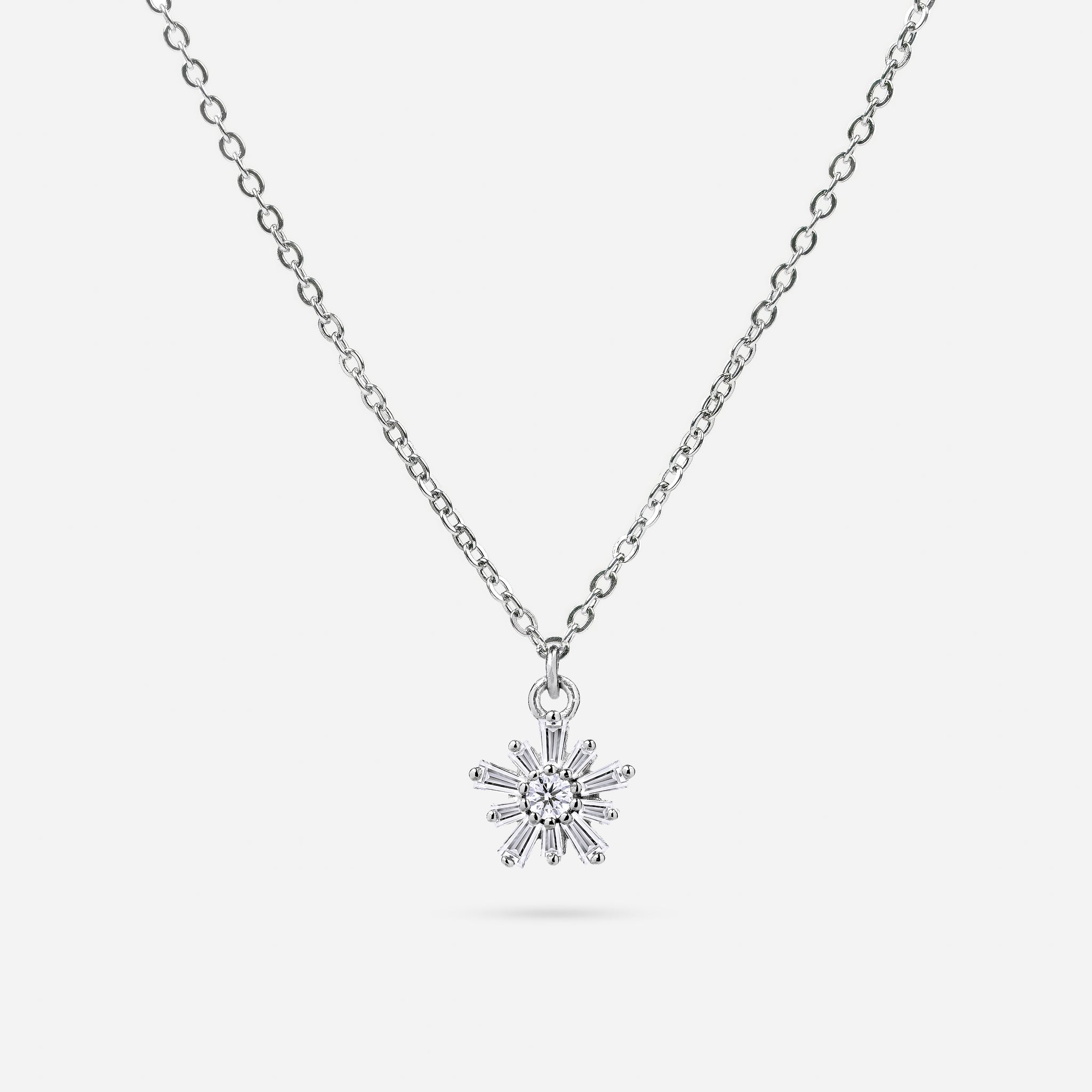 Flaky Silver necklace