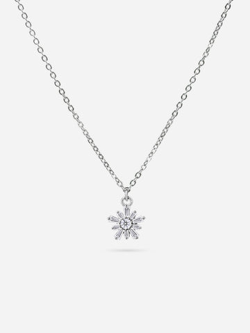 Flaky Silver necklace
