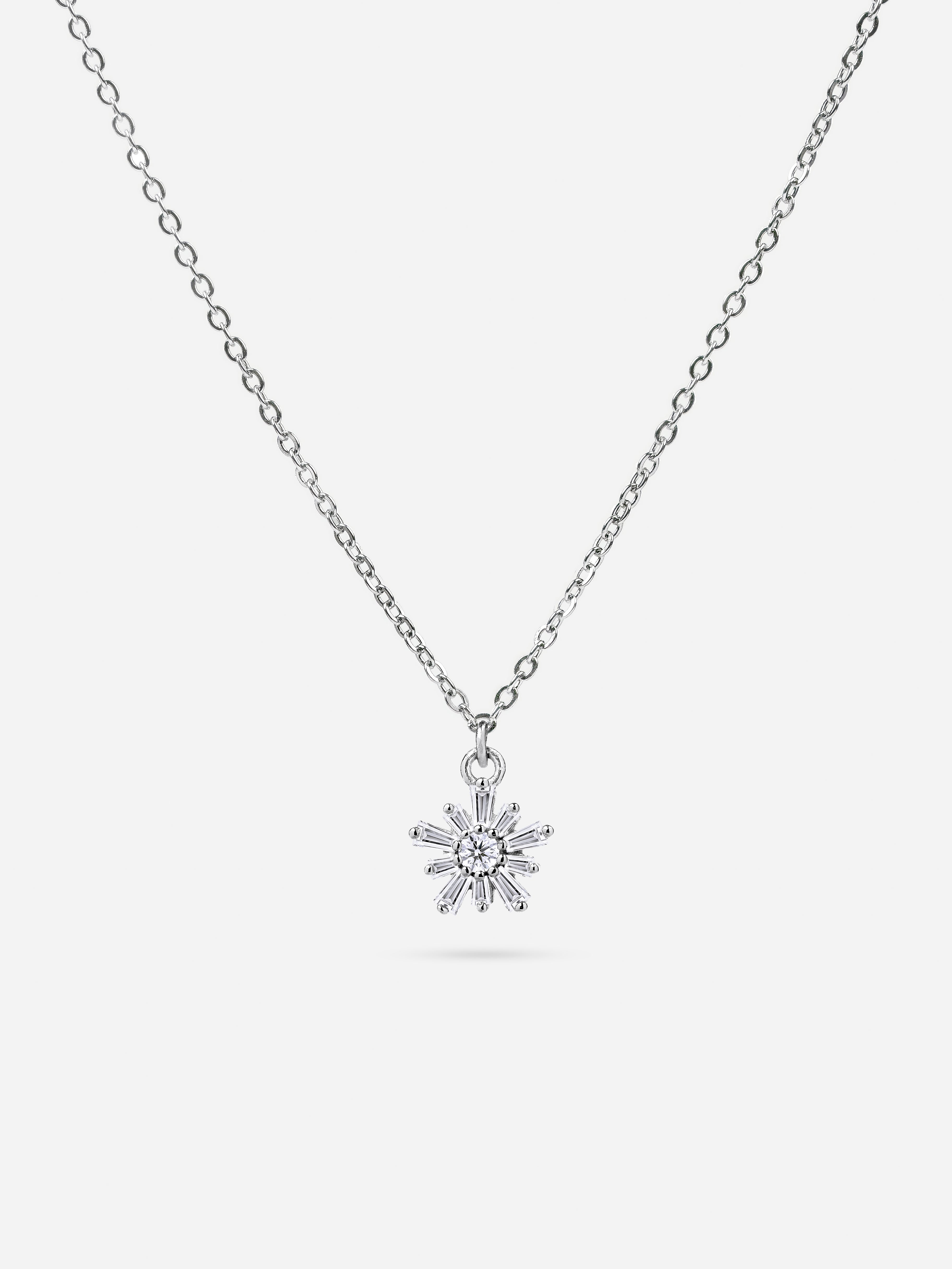Flaky Silver necklace