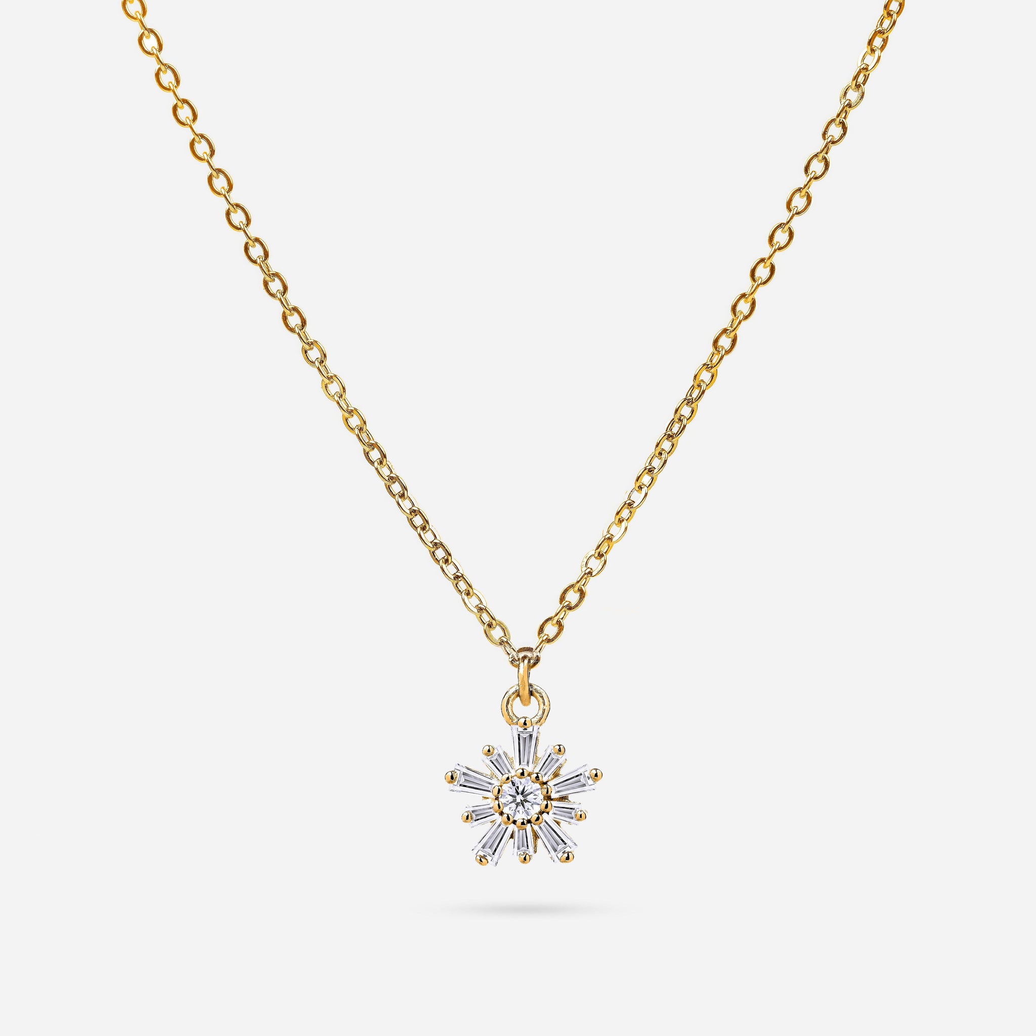 Flaky Silver necklace