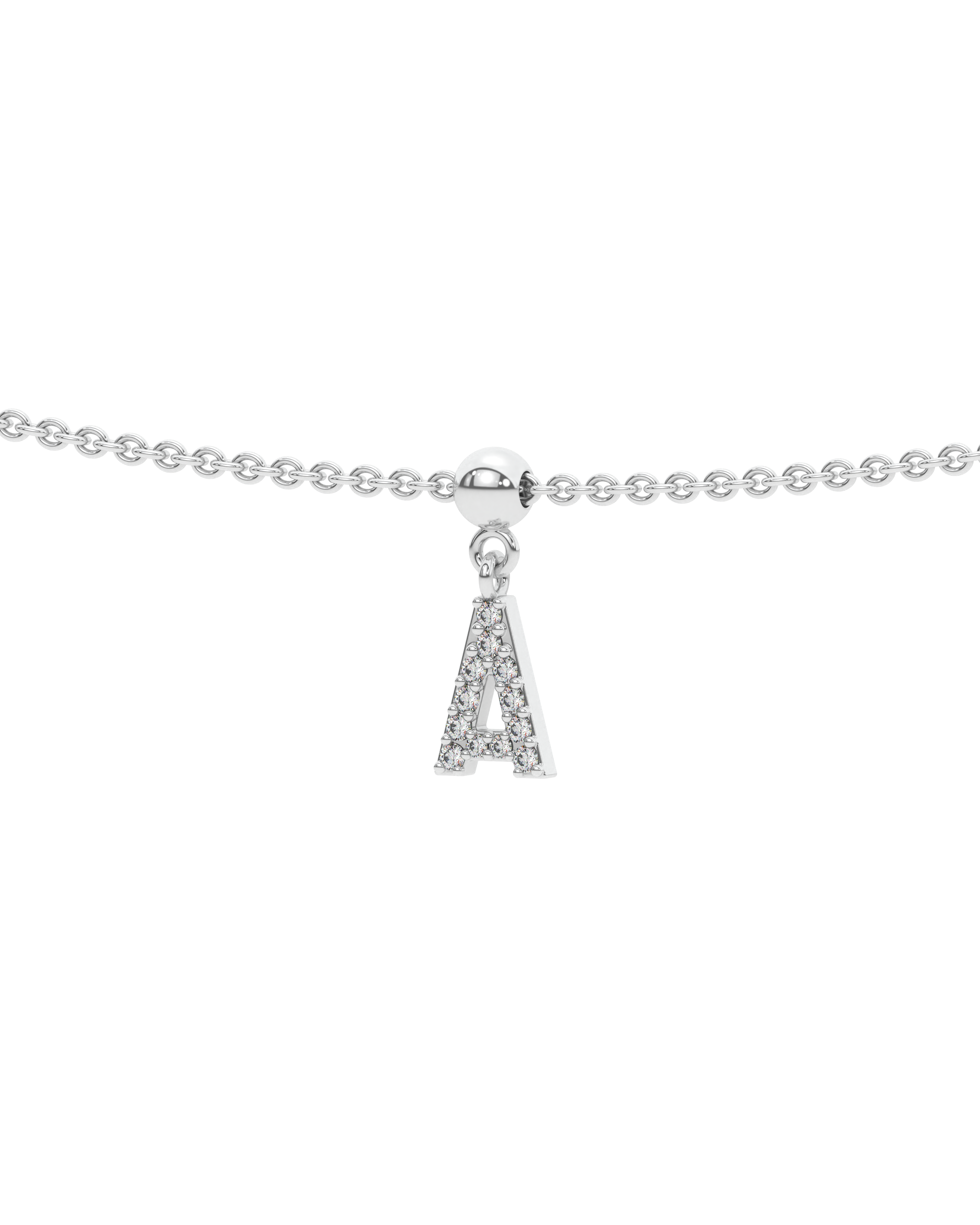 Letter "A" bead charm