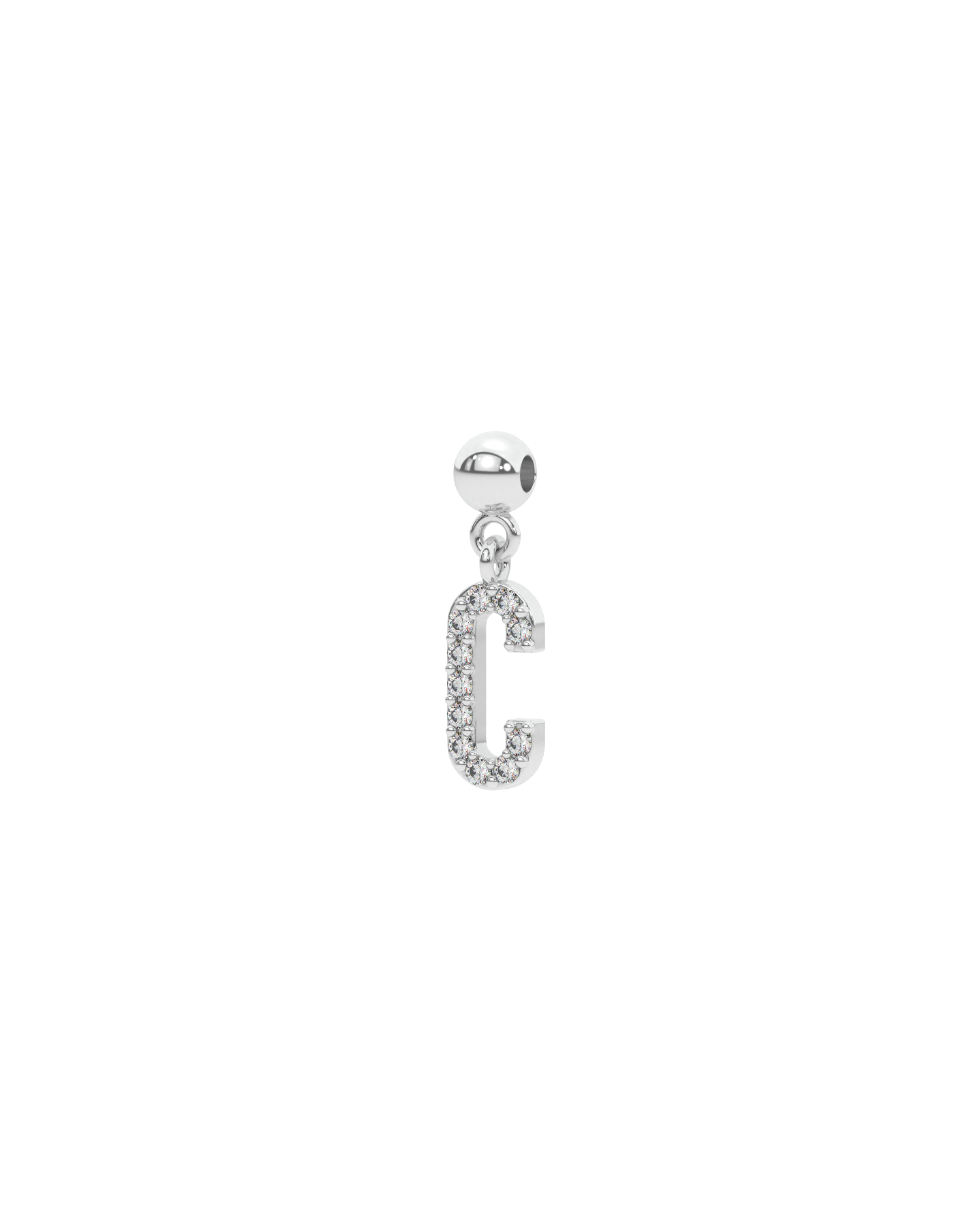 Letter "C" bead charm