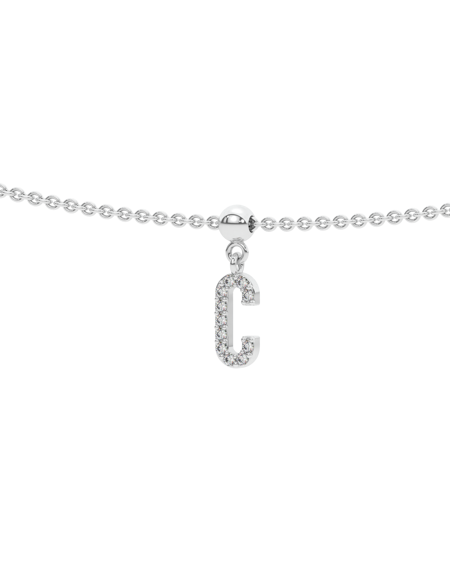 Letter "C" bead charm