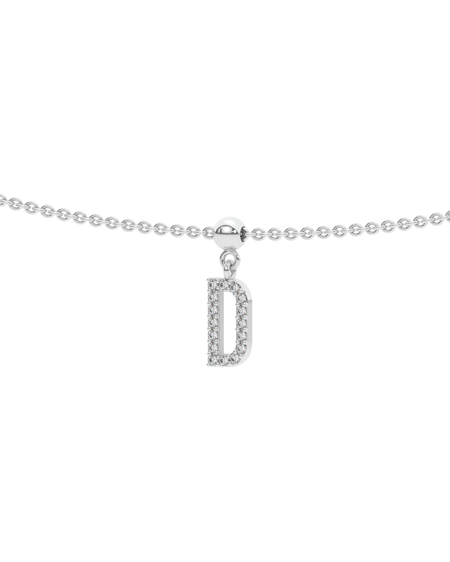 Letter "D" bead charm