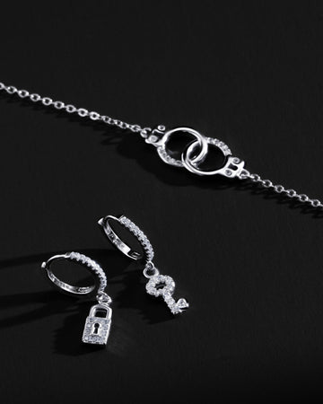 Key To My Lock - Silver Jewelry Set - Gifting Bundle